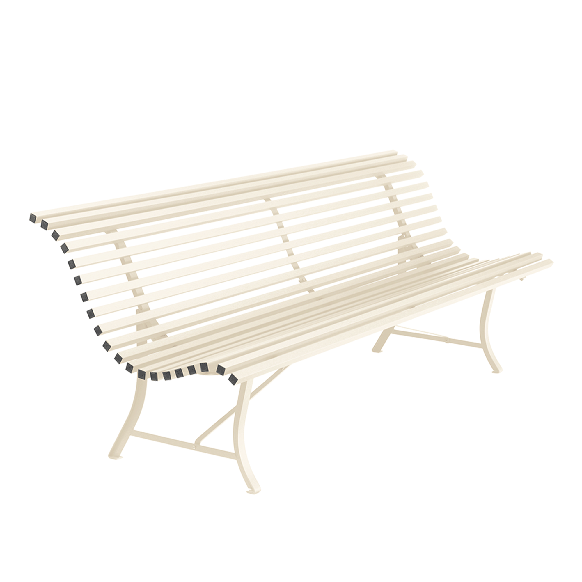 Fermob - Louisiane Bench 200 Cm, Latte Beige - Tr&auml;dg&aring;rdsb&auml;nkar