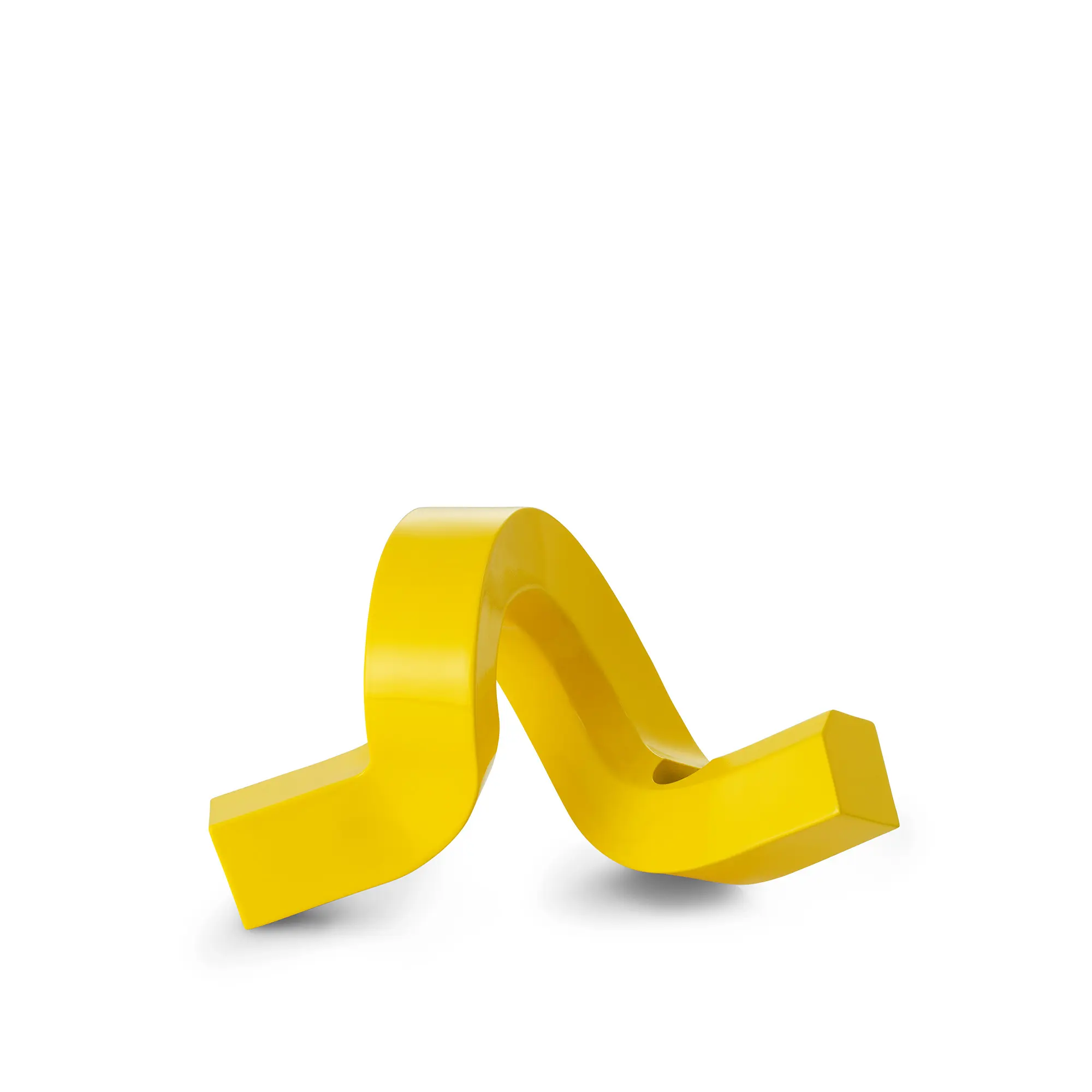 Crooked Candlestick One Yellow