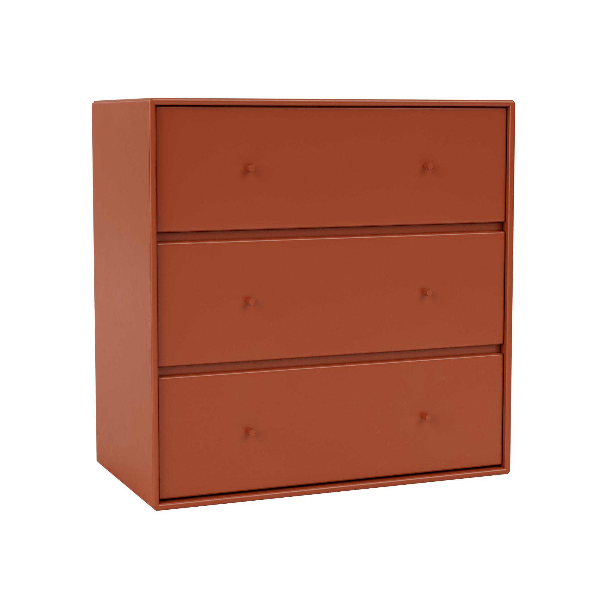 Montana - Carry Dresser 162-Hokkaido 06 Plinth 3 cm - Byråer - Peter J. Lassen - Röd - Trä | Möbler - Förvaring Och Hyllor - Byråer | Möbelexperten