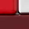 Dark Burgundy & Vermilion Red