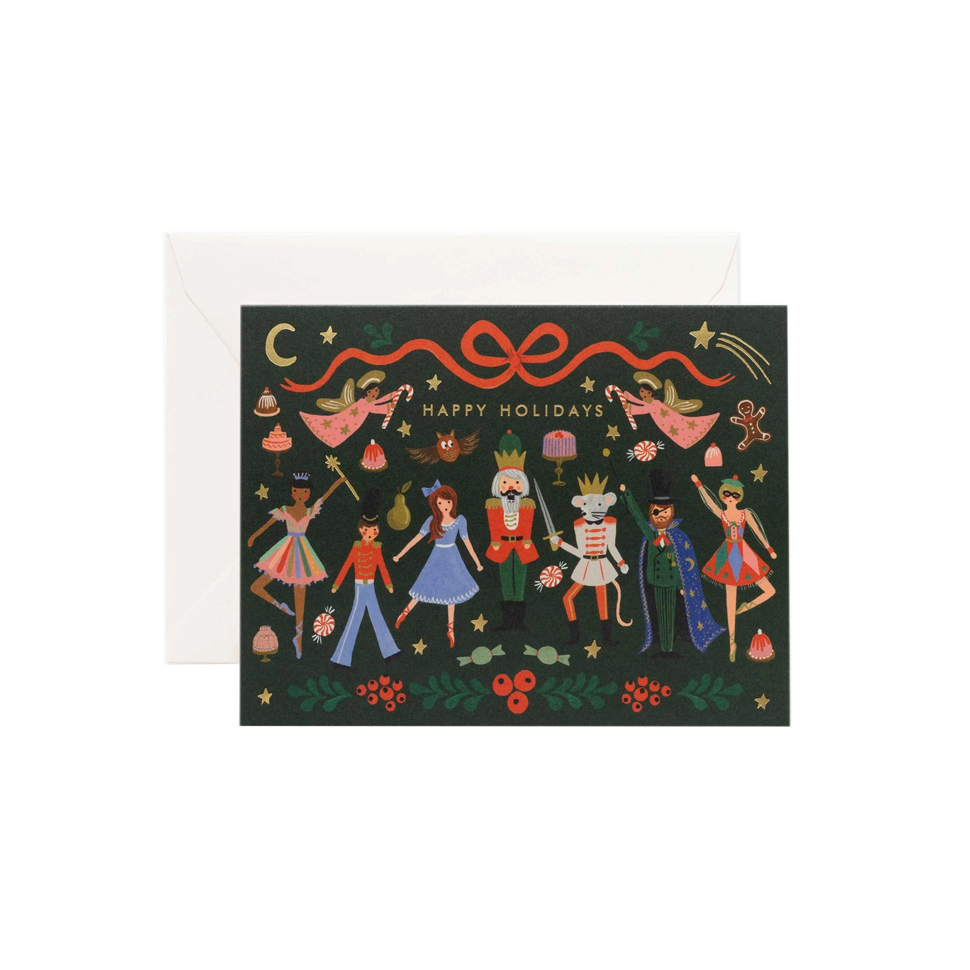 Rifle Paper Co. - Nutcracker Ballet Card - Anteckningsböcker & kort - Anna Bond - Flerfärgad