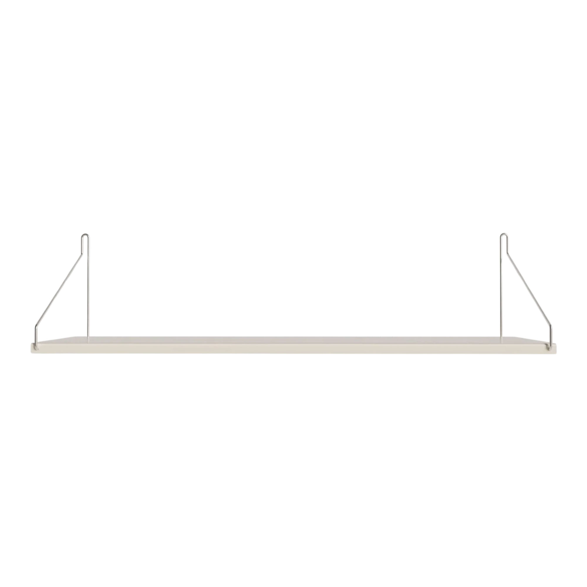 Frama - Single Shelf vägghylla Warm White Steel D20 W80 - Kim Richardt - Vit - Metall |  | Möbelexperten
