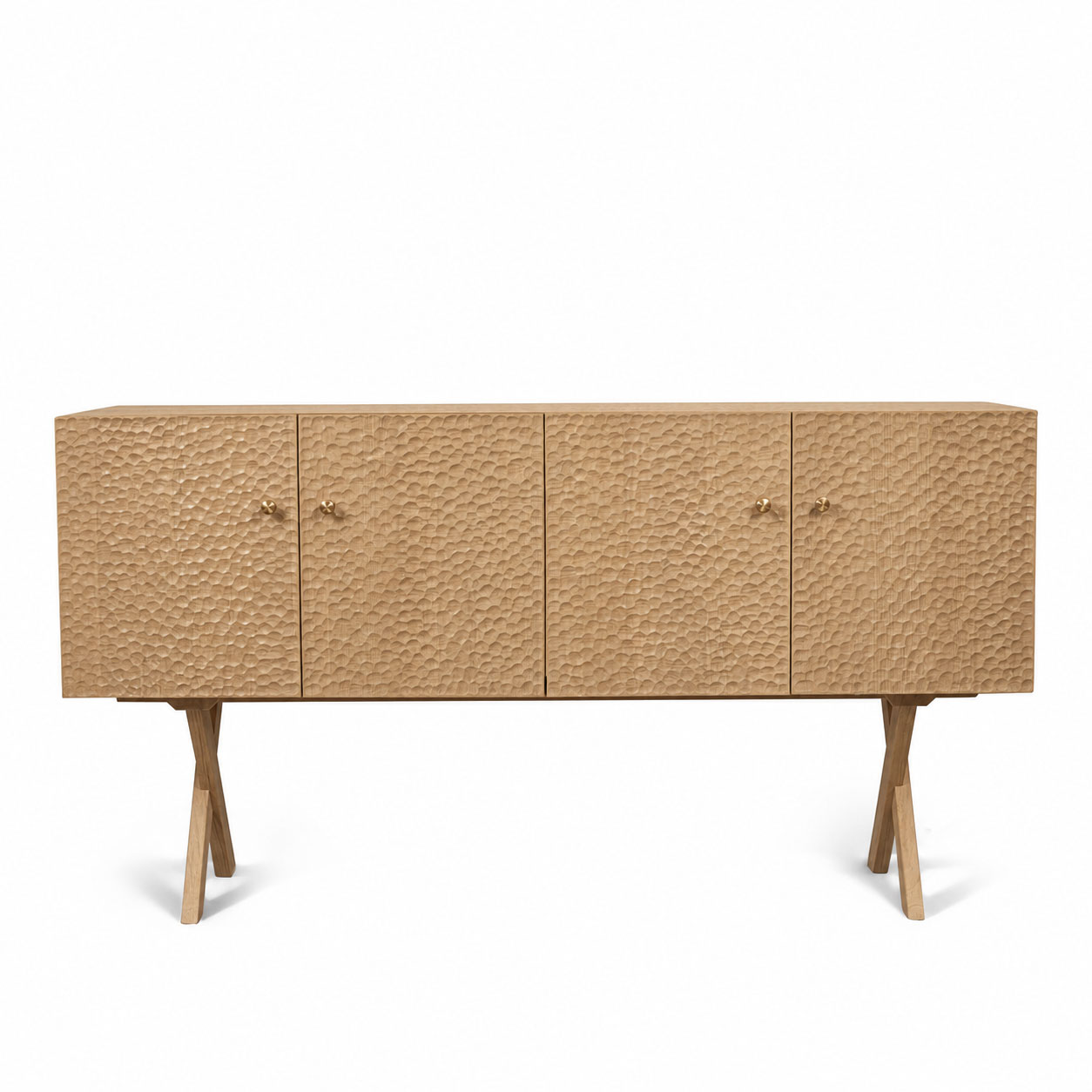 Zanat - Touch sideboard 172 cm massivt tr&auml;/oljad ek - Sk&auml;nkar och sideboards - Studioilse - Tr&auml;f&auml;rgad - Tr&auml;