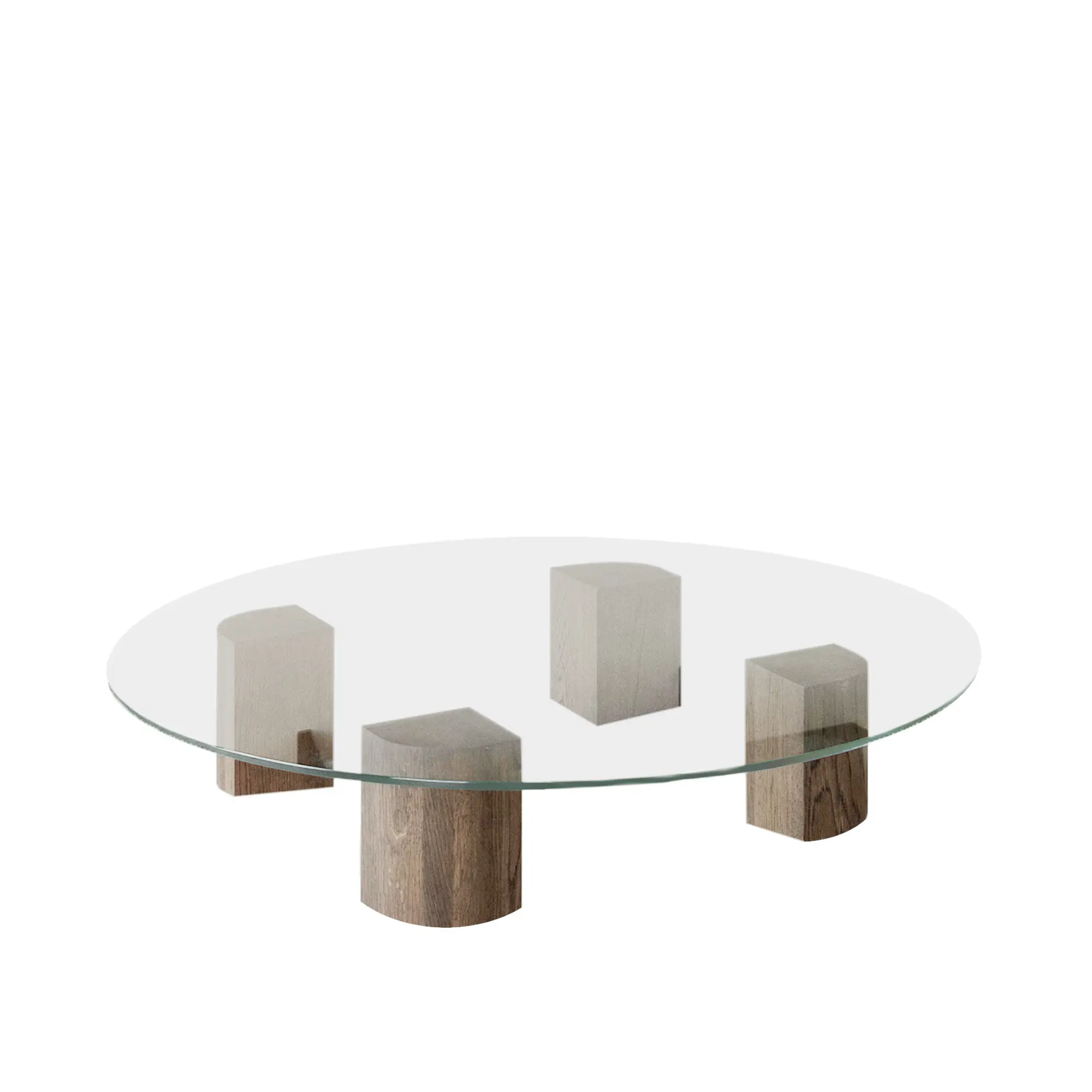 Quarter Lounge Table Round Low 120 cm