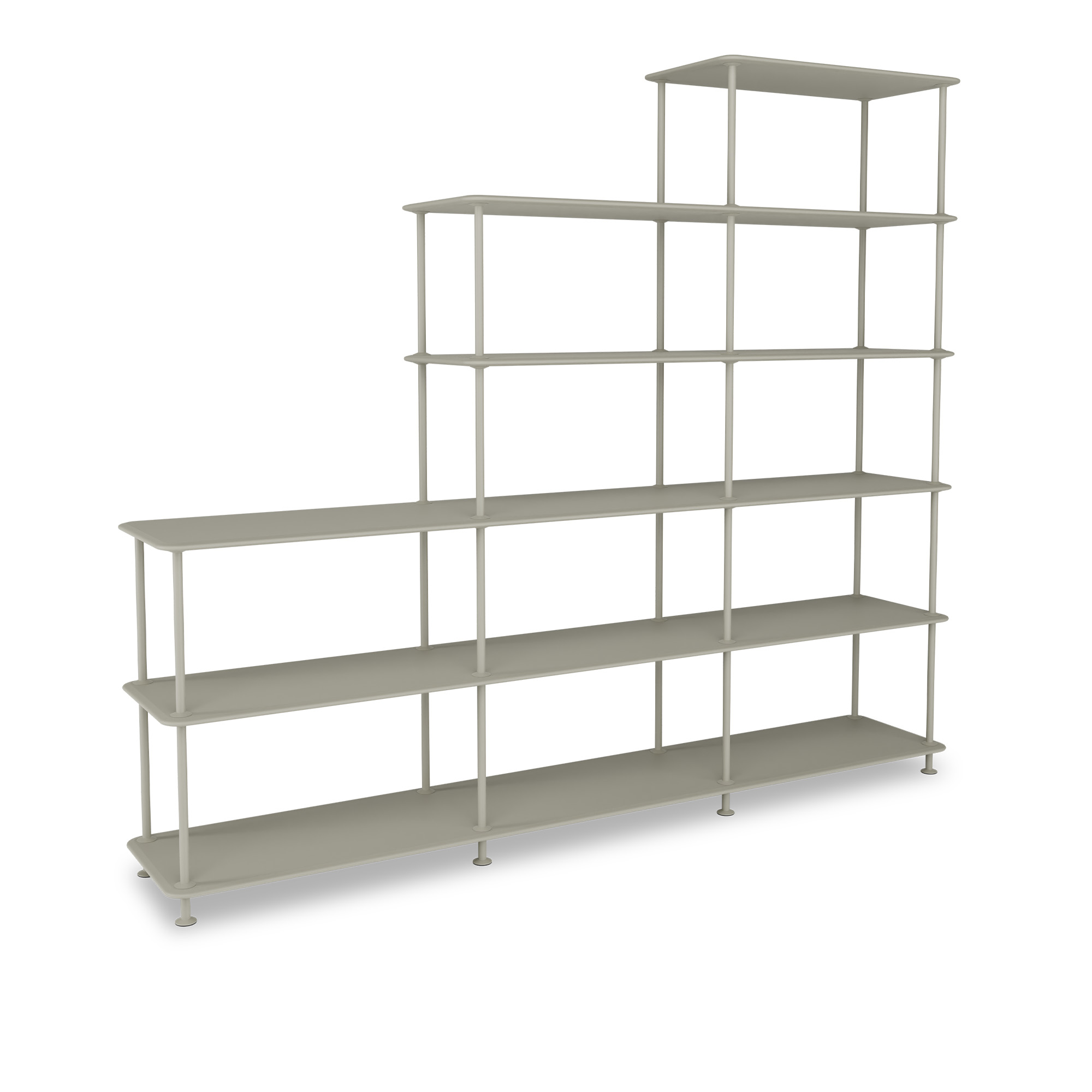 montana - montana free 542000 225-fennelstructure 144-fennel - hyllor & hyllsystem - jakob wagner - grå - metall/trä