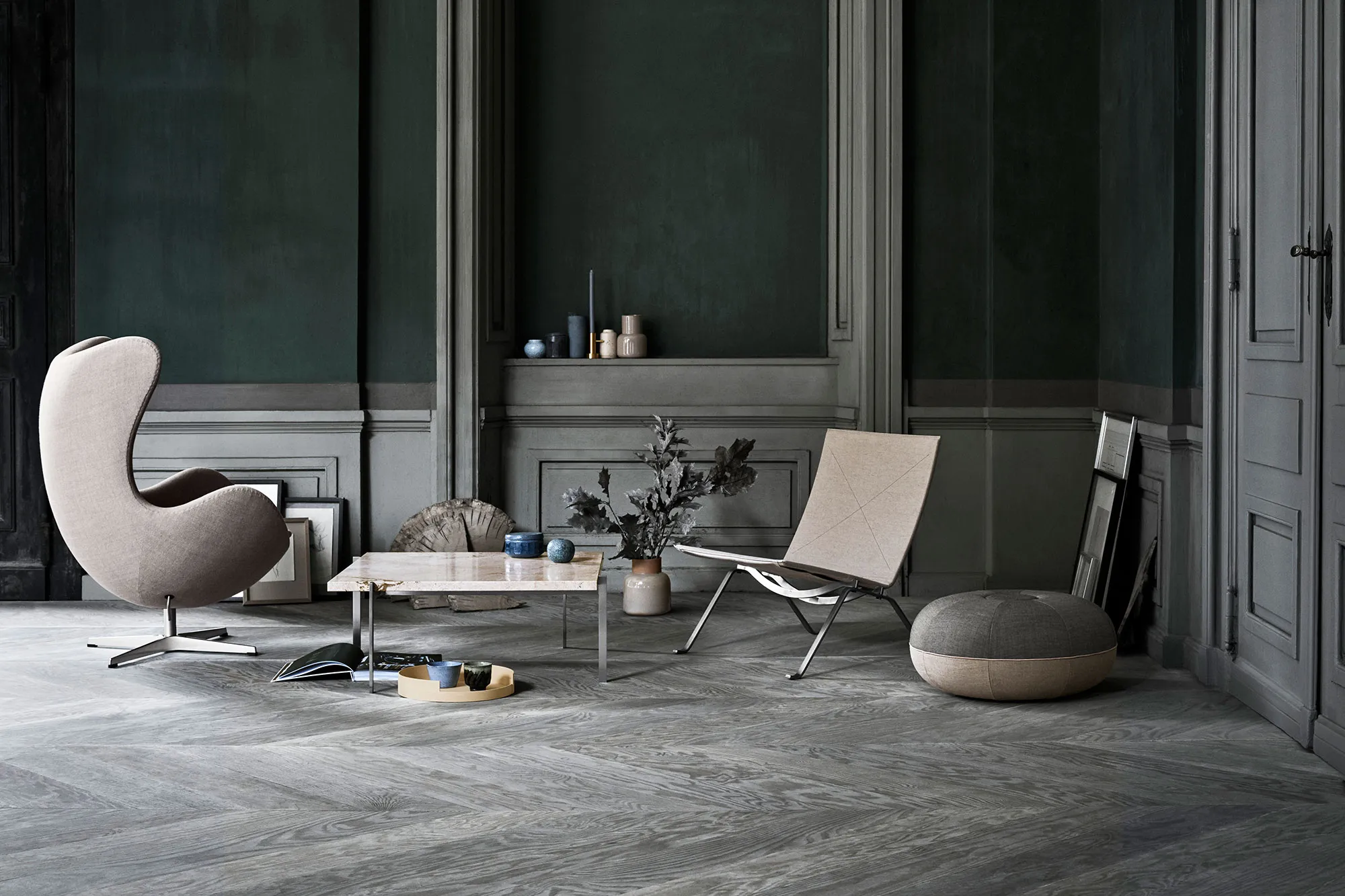 PK22 fåtölj canvas