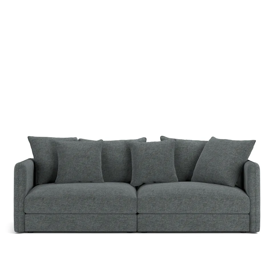 Pavarotti 2.5-Seater, Fixed Cover, Cushion Variant 01, Sienna 03