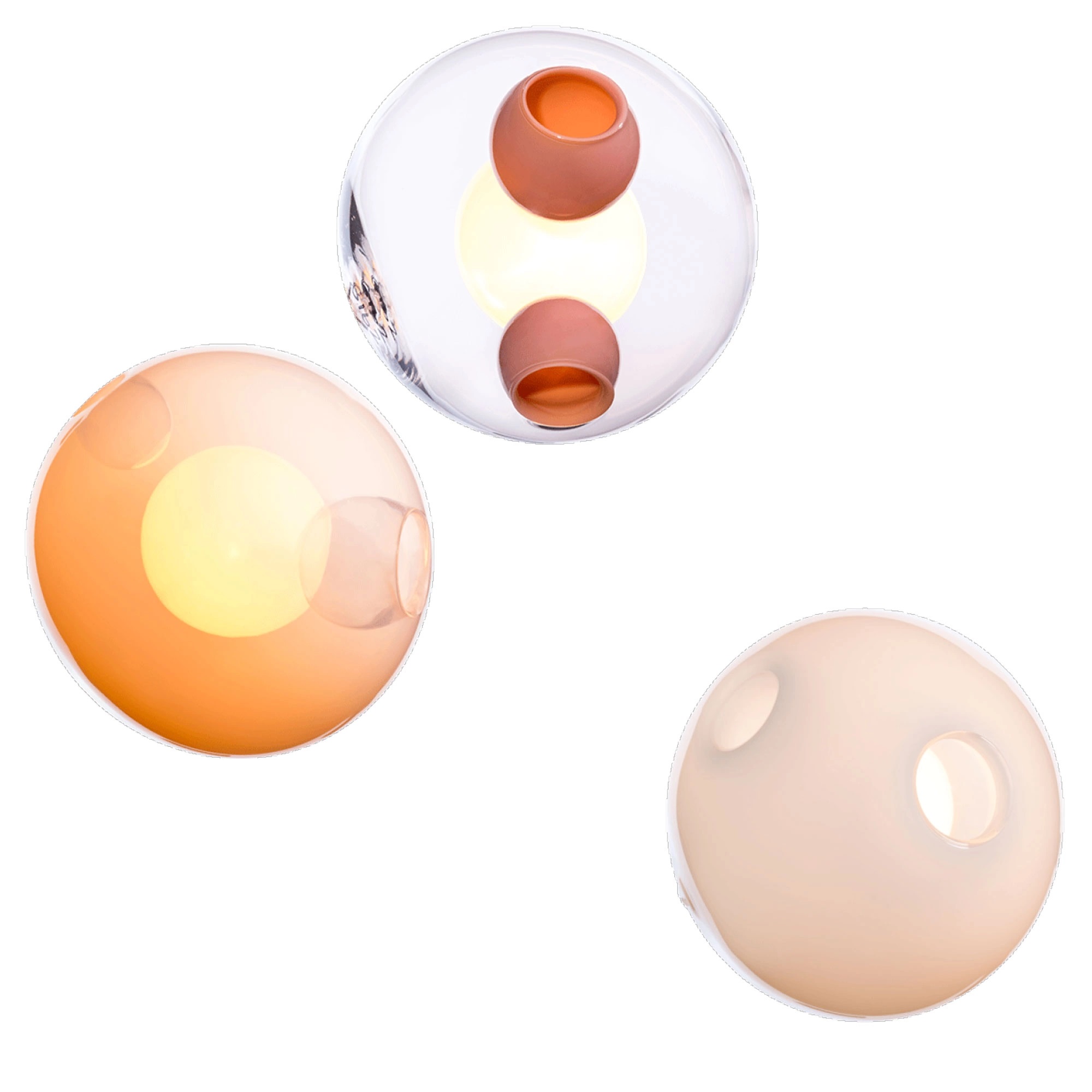 Bocci - 28.3 Random, Multi - 20 Xenon - Pendellampor - Omer Arbel - Flerfärgad