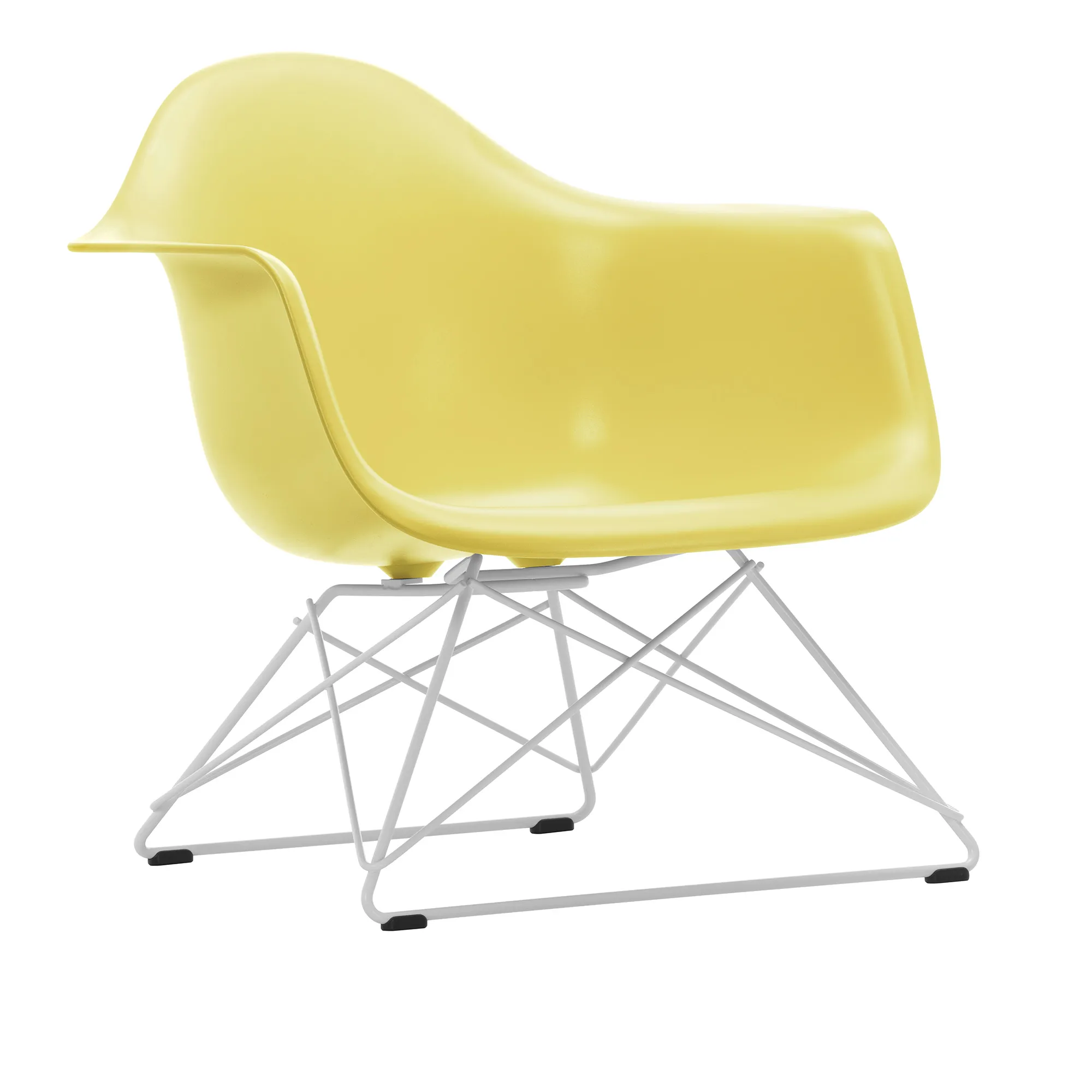 Eames RE Plastic Armchair LAR fåtölj White