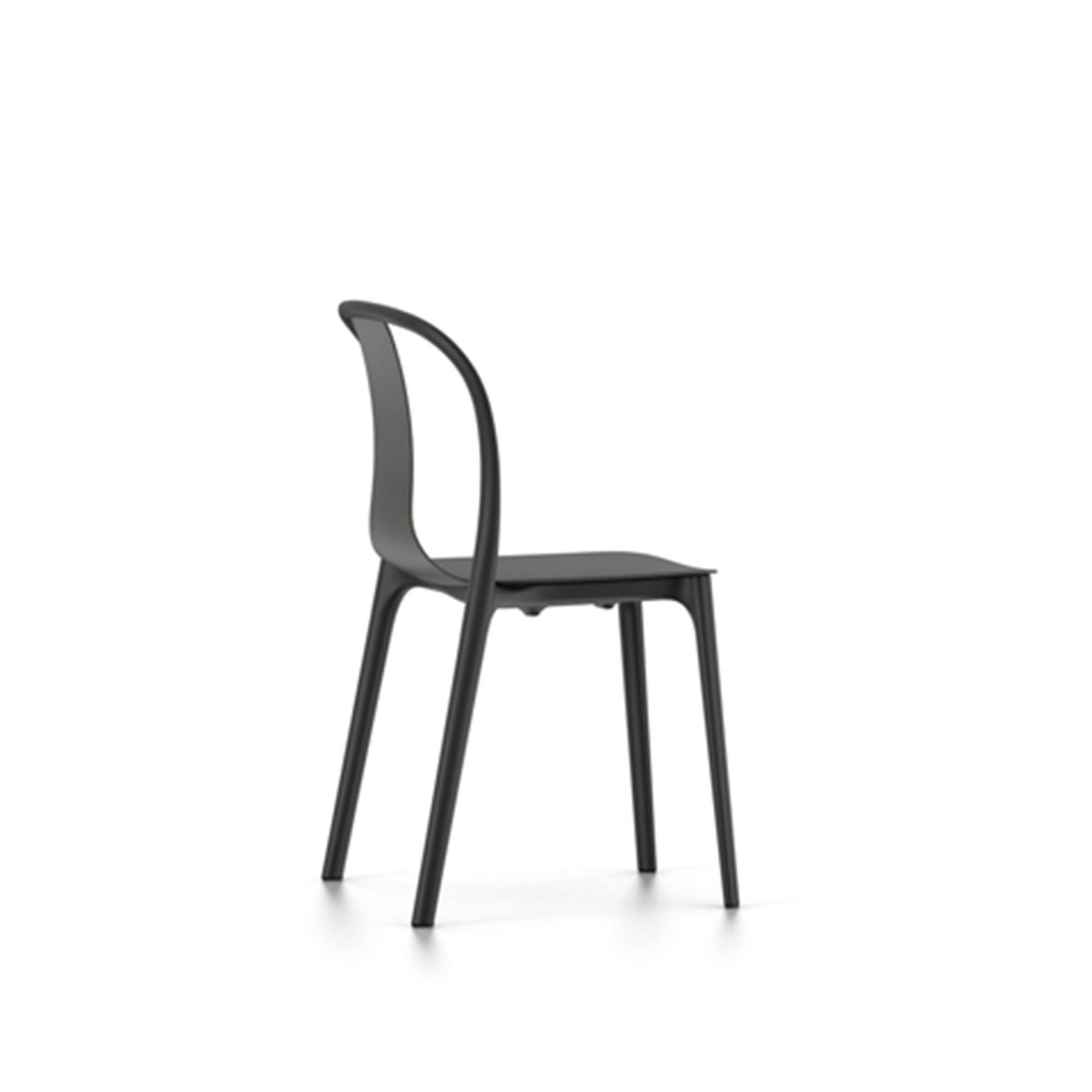 Vitra - Belleville - Chair, Plastskal, Basalt - Matstolar - Ronan & Erwan Bouroullec - Grå - Metall/Plast