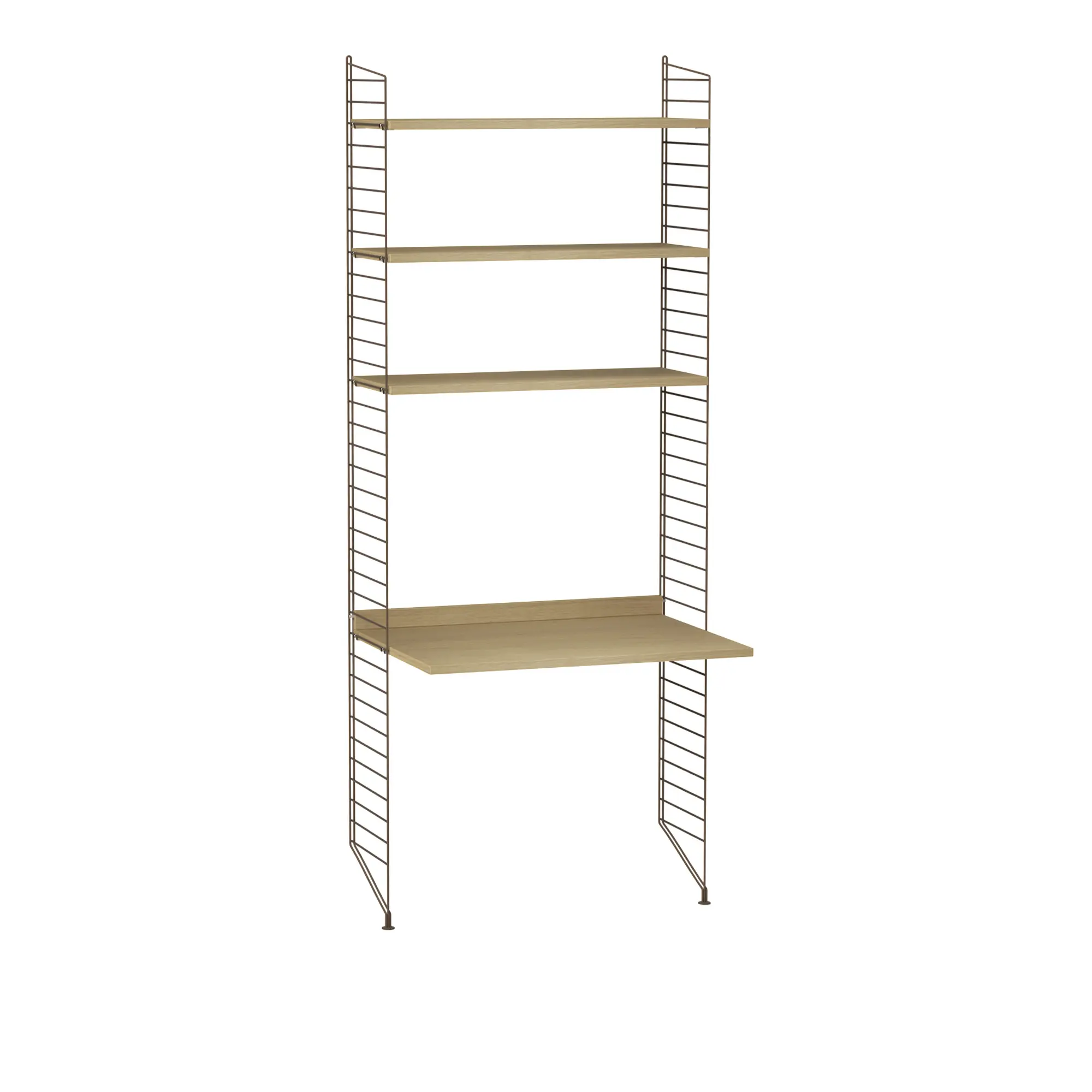 Kontor hyllsystem A ek/brun