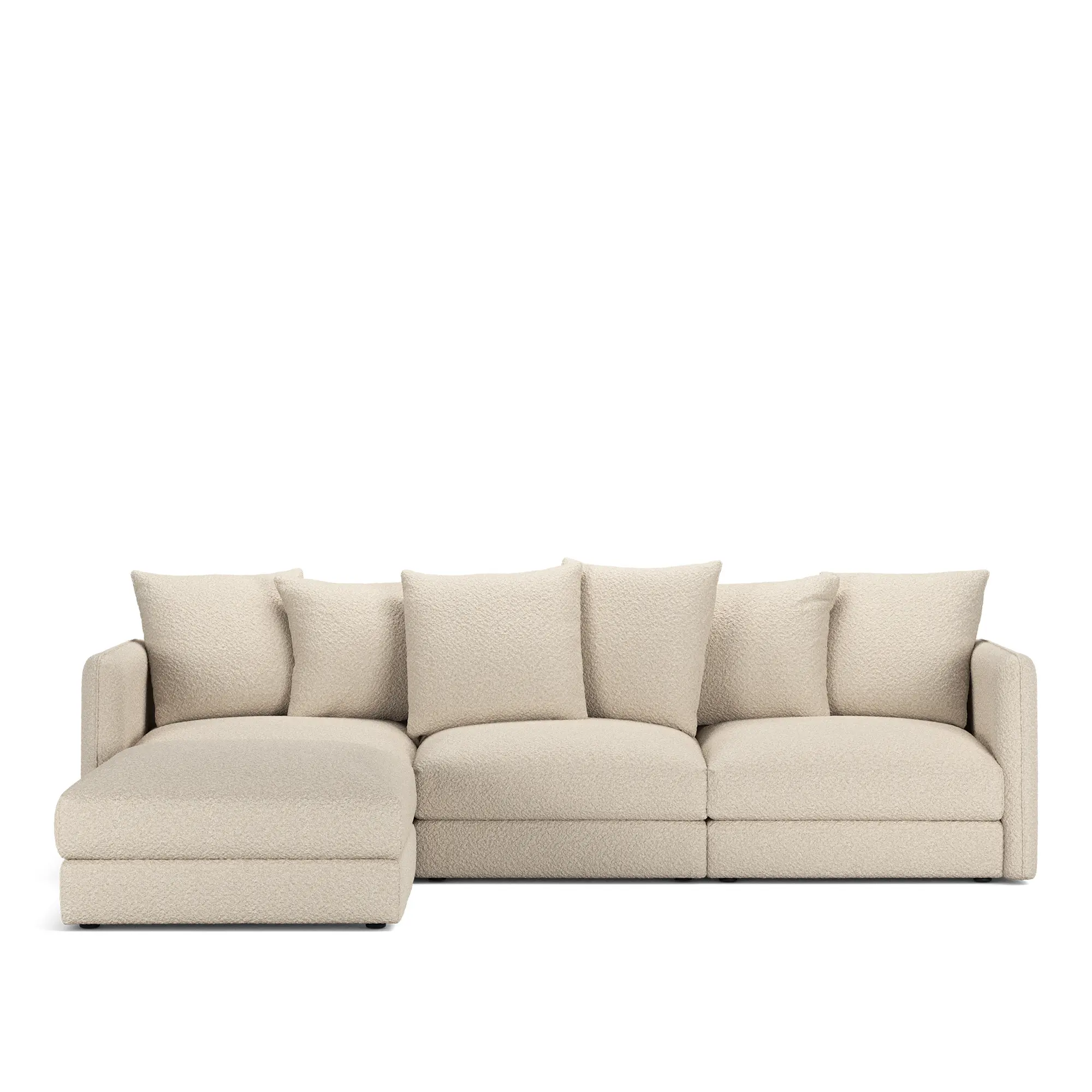 Pavarotti 01 3-seters sofa med fotskammel