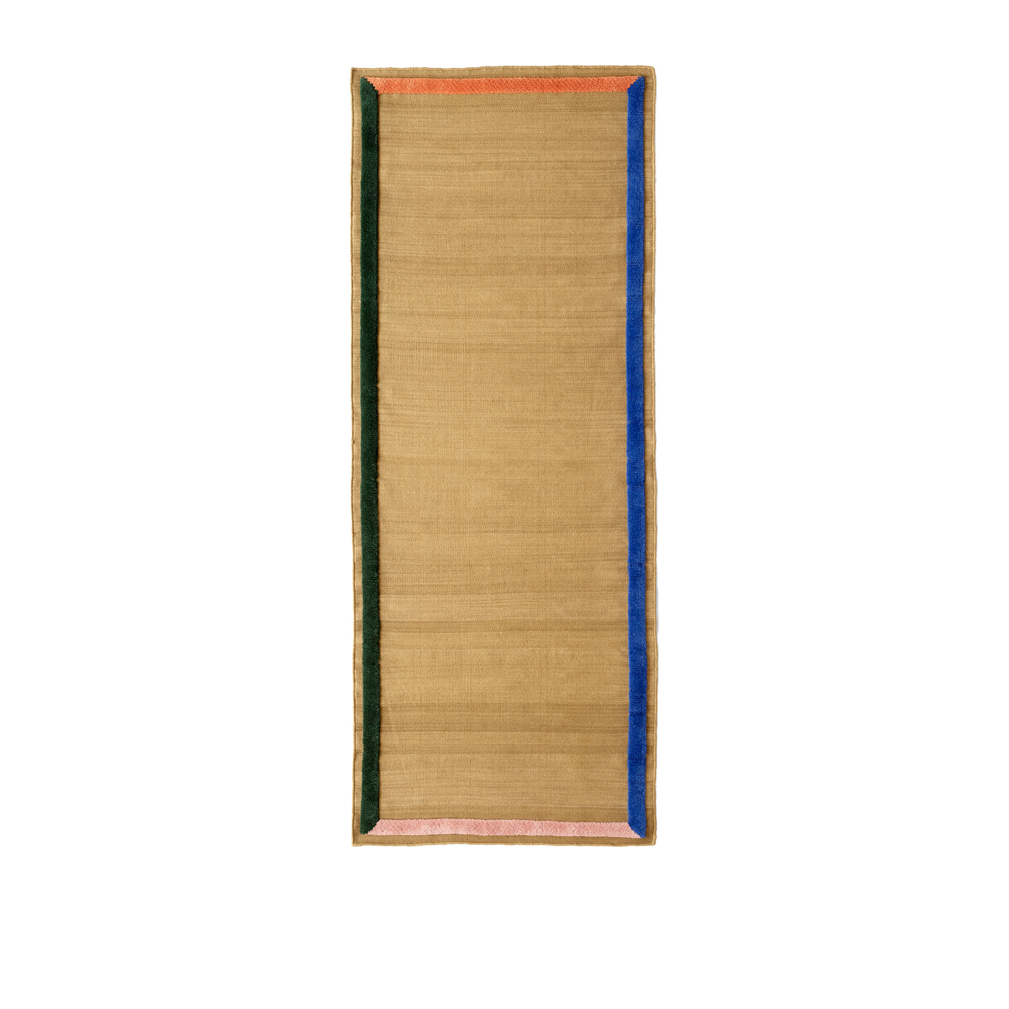 &Tradition - Framed Rug AP14, Sisal, 90x240 cm - Mönstrade mattor - All The Way To Paris - Brun,Beige