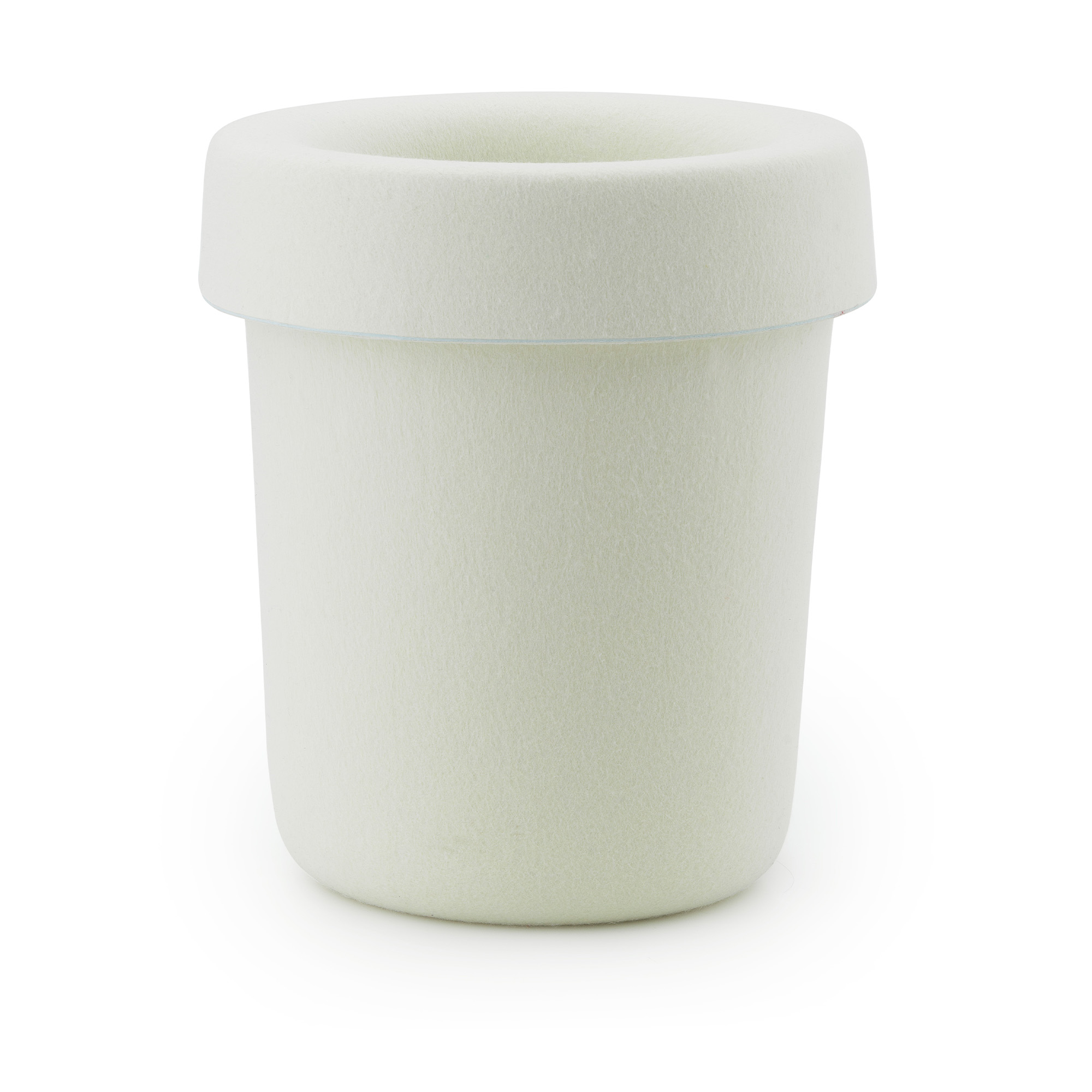 Normann Copenhagen - Hide Office Bin Cream - Kurver og bokser - Simon Legald - Beige