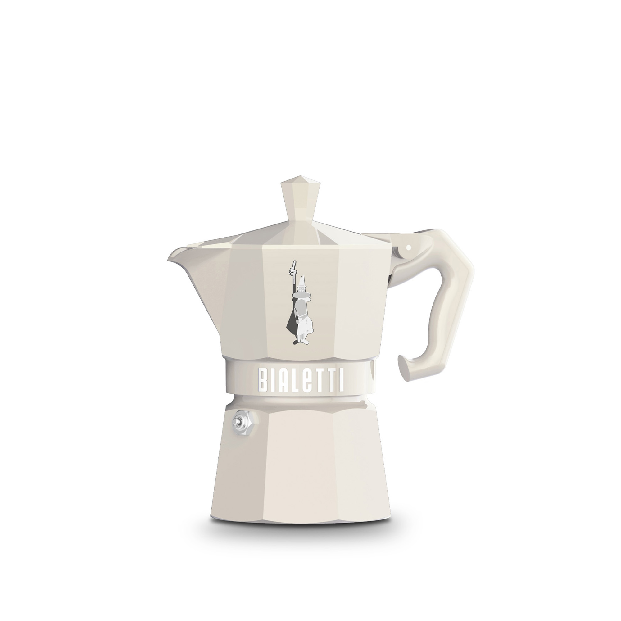 Bialetti - Moka express exclusive - Cream, 3 - Kaffemaskiner och kaffebryggare - Bialetti - Beige | Kök - Köksmaskiner - Kaffemaskiner Och Kaffebryggare | Möbelexperten