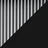 Reeded Glass/Black