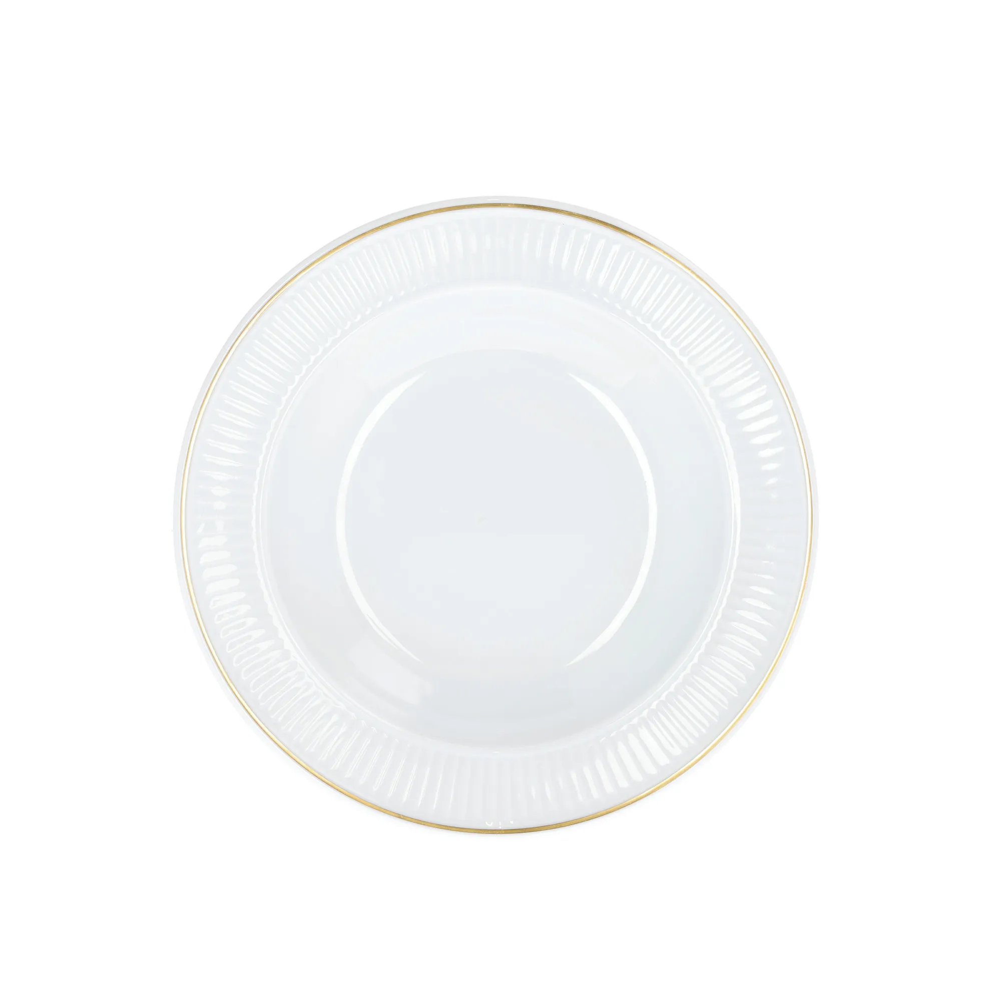 Plissé Deep Plate Ovenproof Porcelain