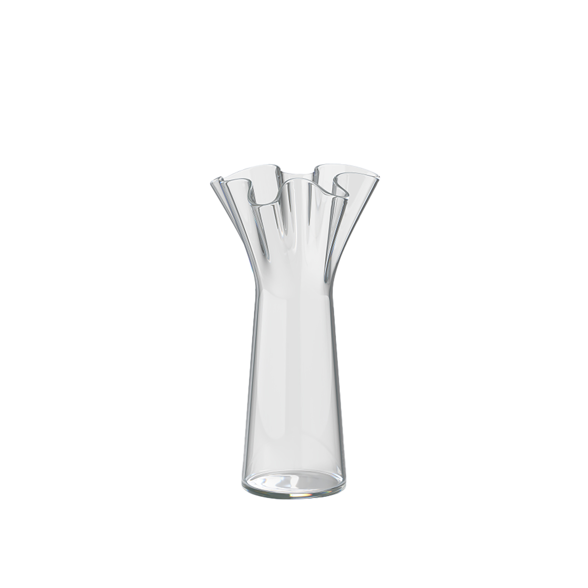 Massproductions - Trippy Vase Clear Glass - Vaser - Chris Martin - Transparent