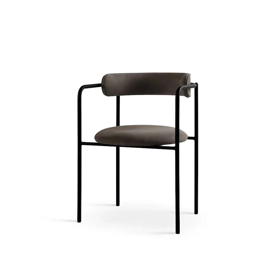FF Chair Rounded Black Legs