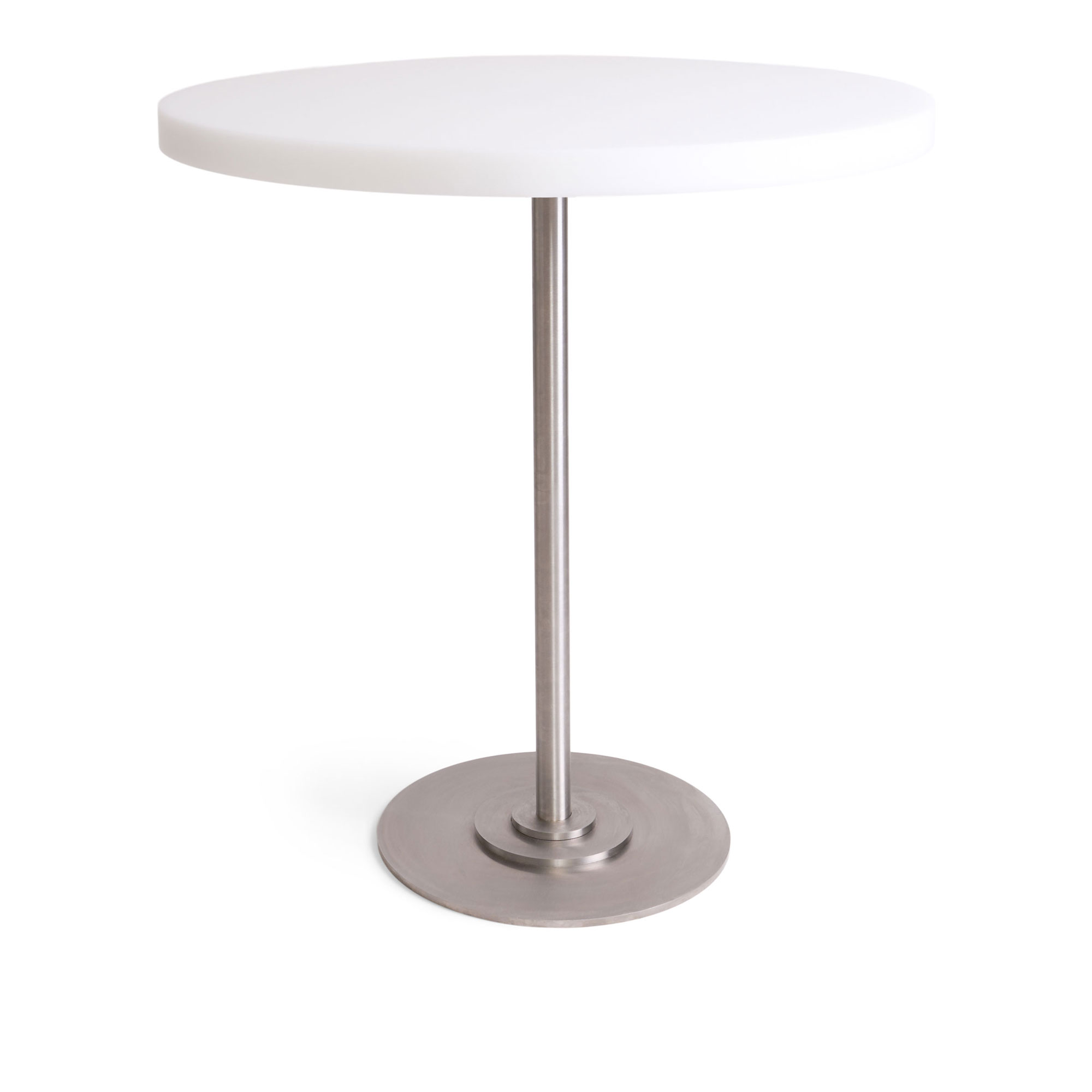 Frama - Table 57 matbord 70 cm rostfritt st&aring;l / white - Matbord - Per Holland Bastrup - Vit - Metall