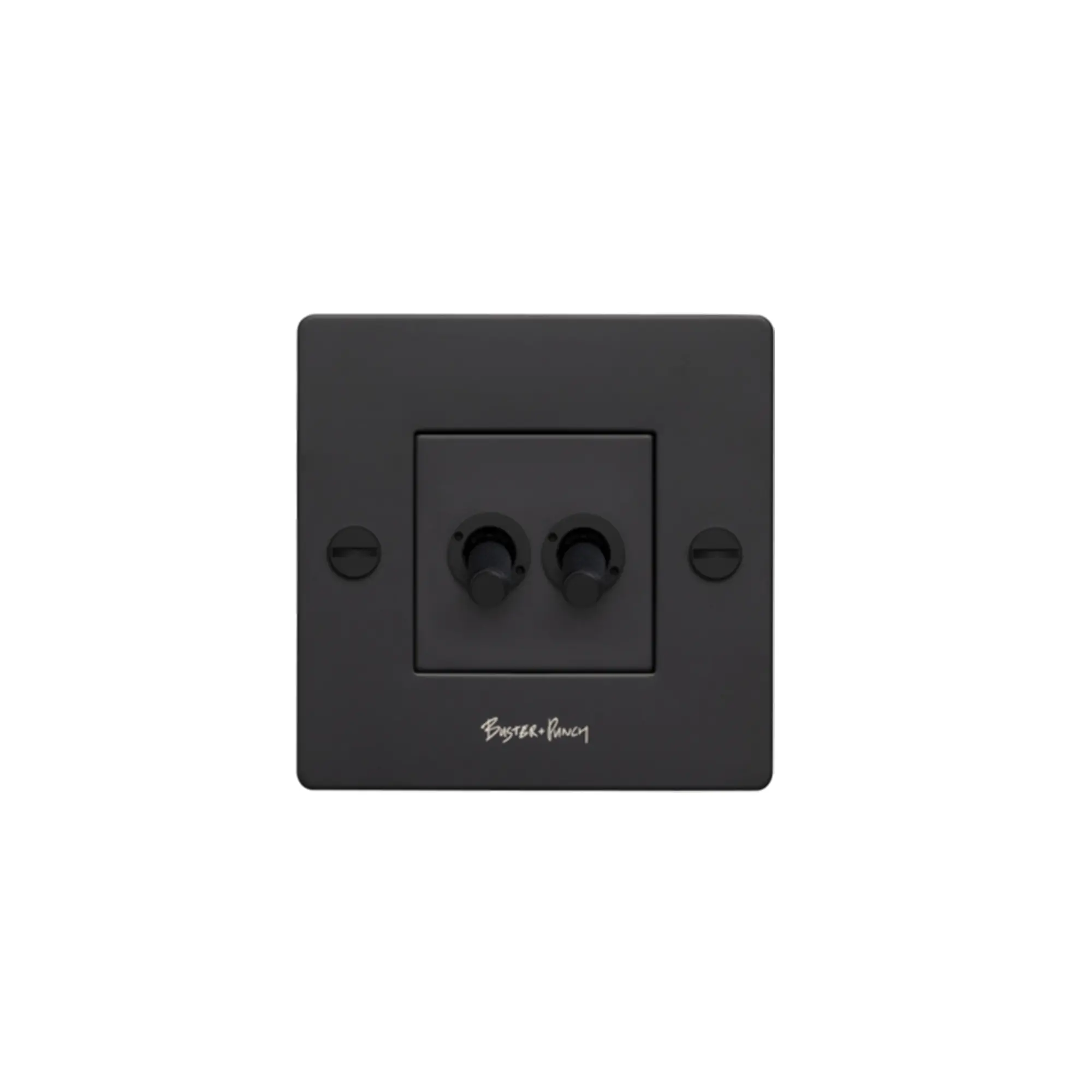 EU 1G Double Toggle Switch With Logo