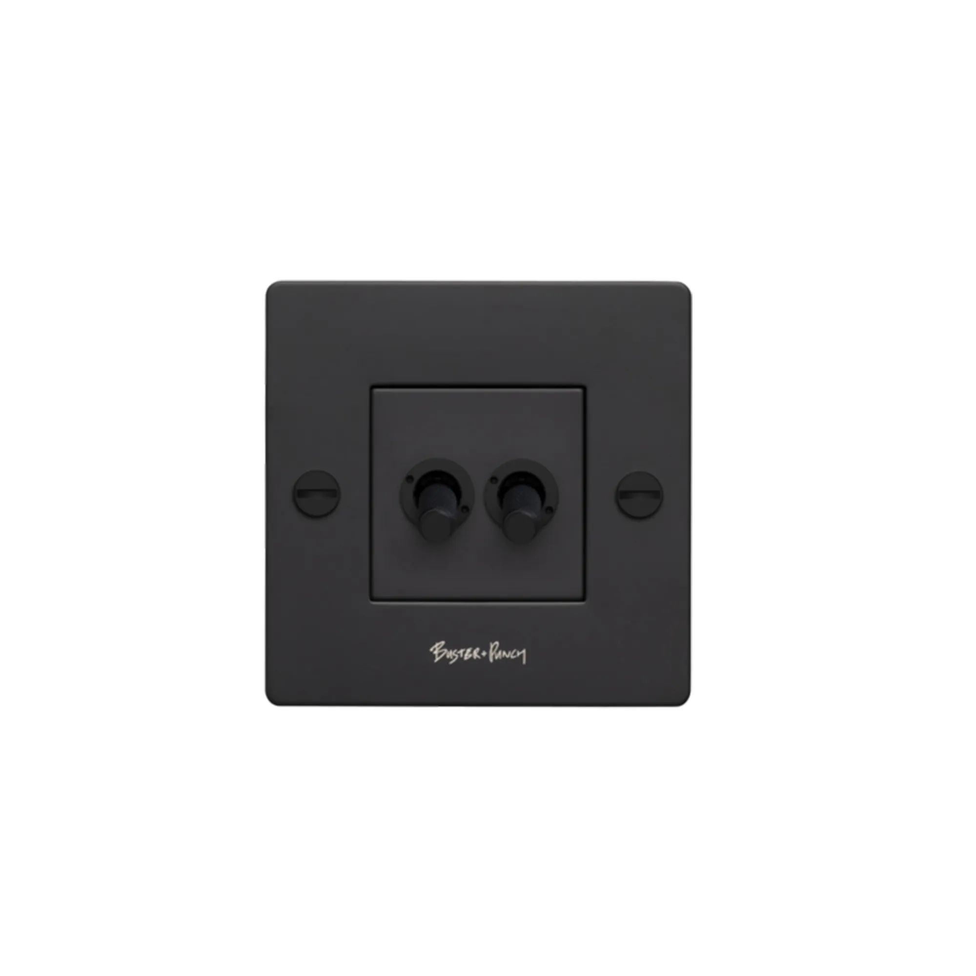 EU 1G Double Toggle Switch With Logo