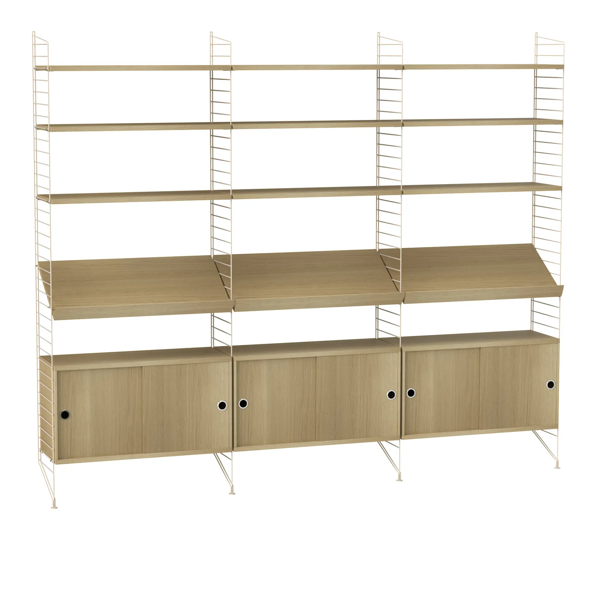 Vardagsrum Hyllsystem G Ek / Beige