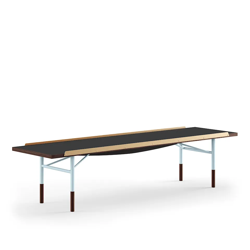 Table Bench bänk Medium med mässingskanter