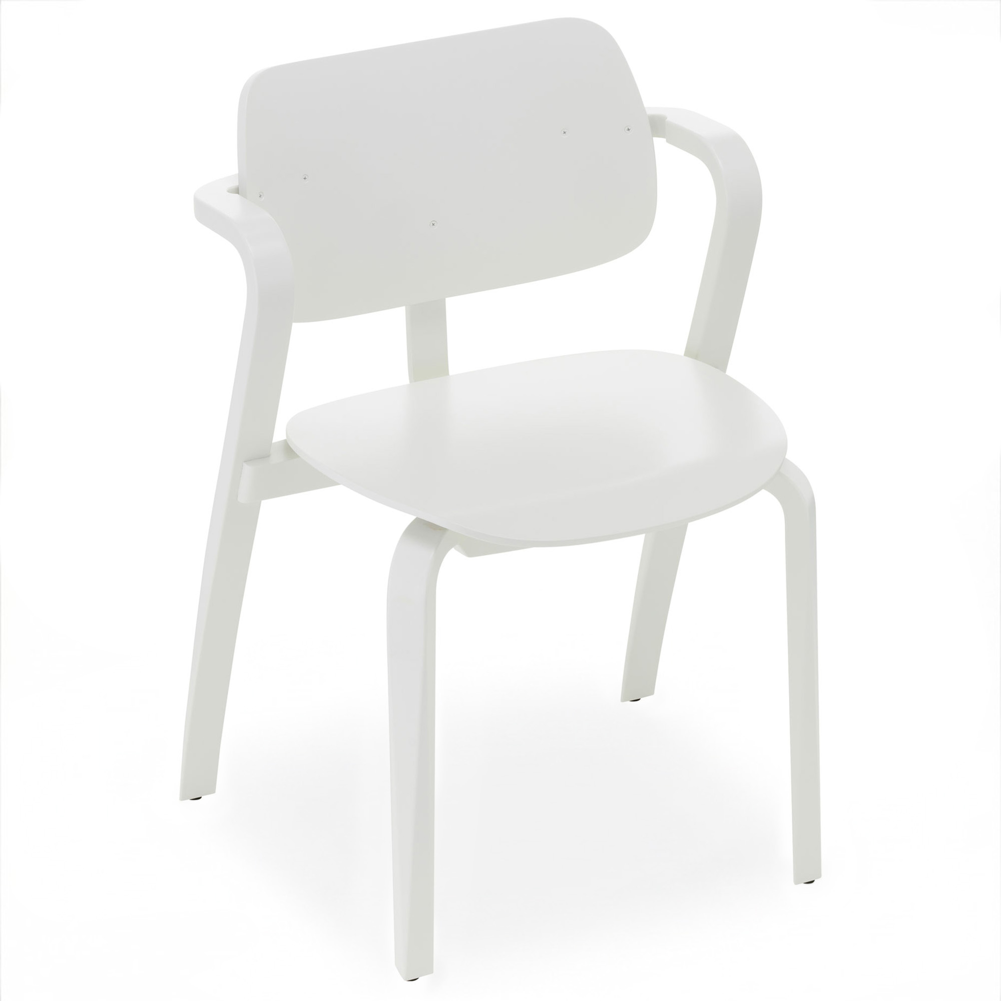 Artek - Aslak Chair Vit - Matstolar - Ilmari Tapiovaara - Vit - Tr&auml;