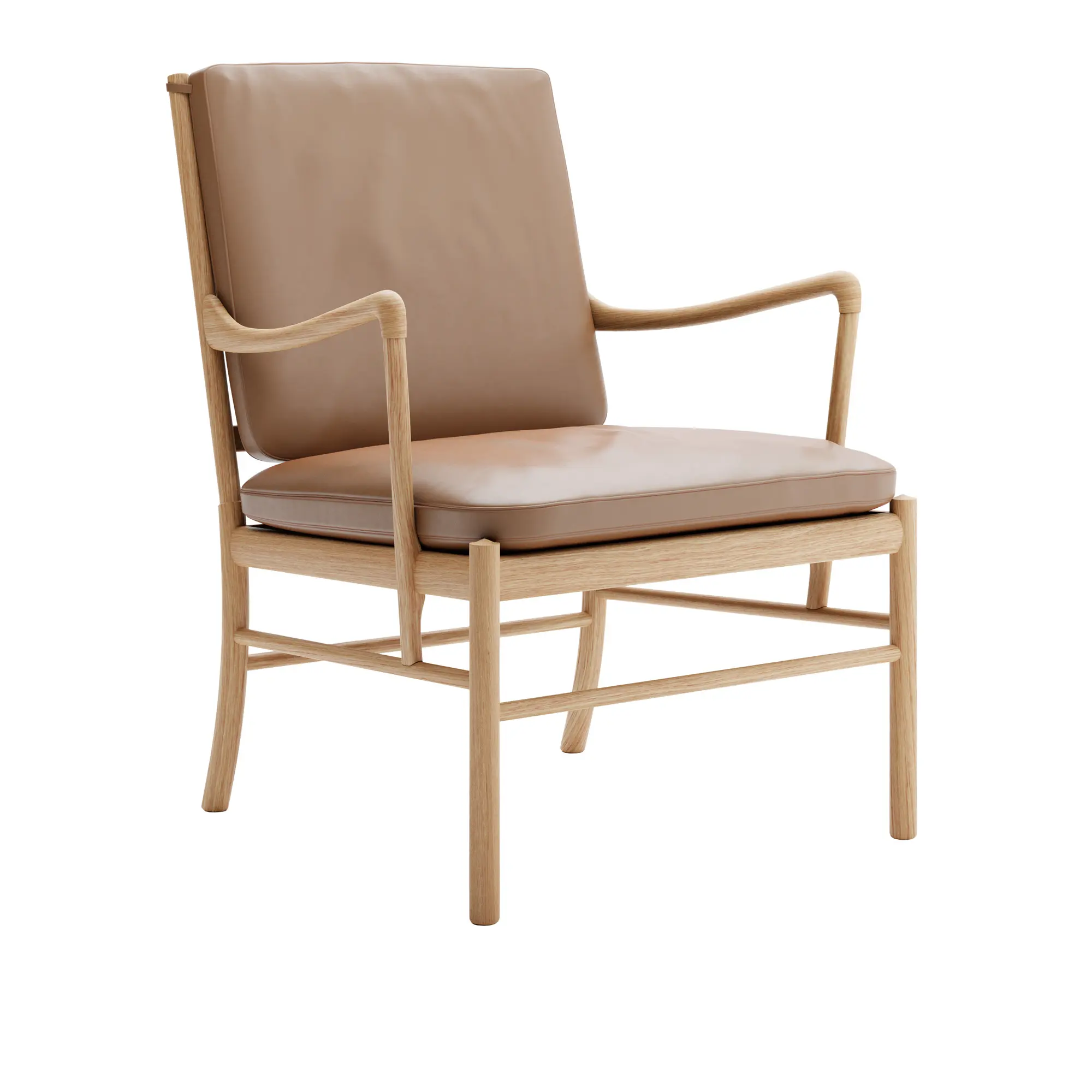 OW149 Colonial lenestol eik