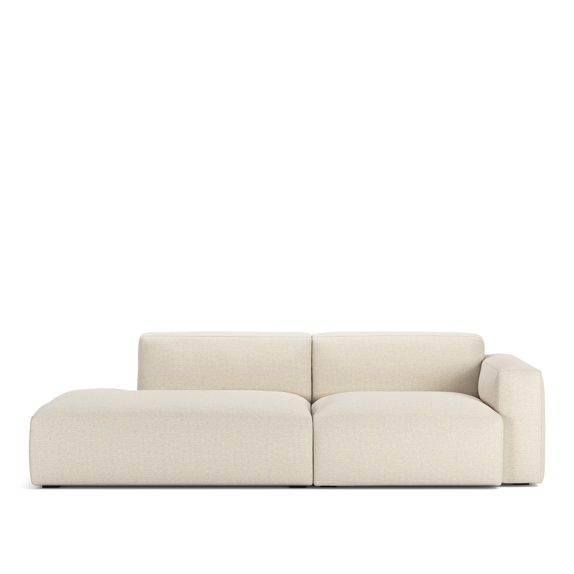 NOGA - Brick 2-Seater Open End Left Lario 38 Fixed Upholstery - Soffor