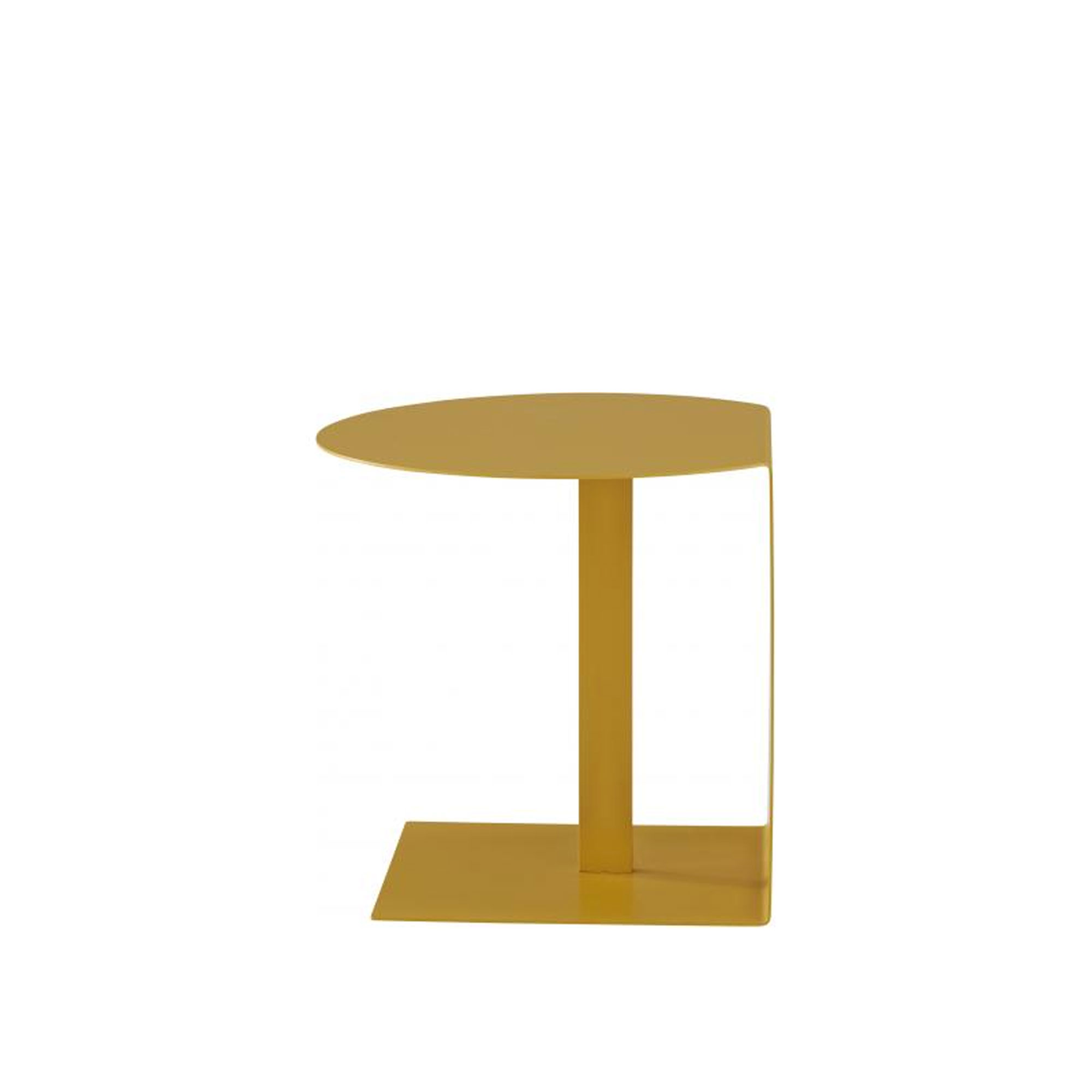 Ligne Roset - Oda Occasional Table, Moutarde Lacquer - Småbord & sidobord - designer_christian_werner - Beige - Metall