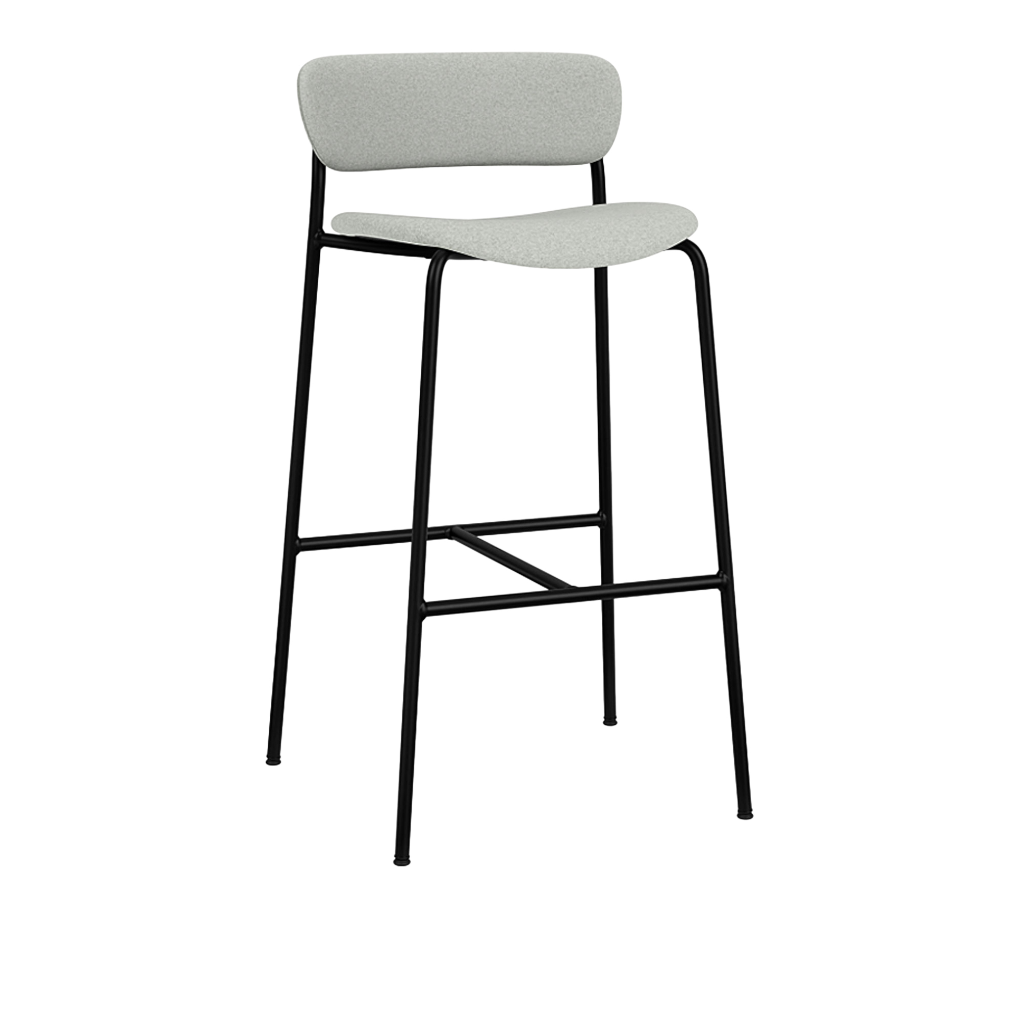 &Tradition - Pavilion AV15 - Fabric cat.2 - Divina Melange 3 120 - Barstolar & barpallar - Anderssen & Voll - Metall/Trä