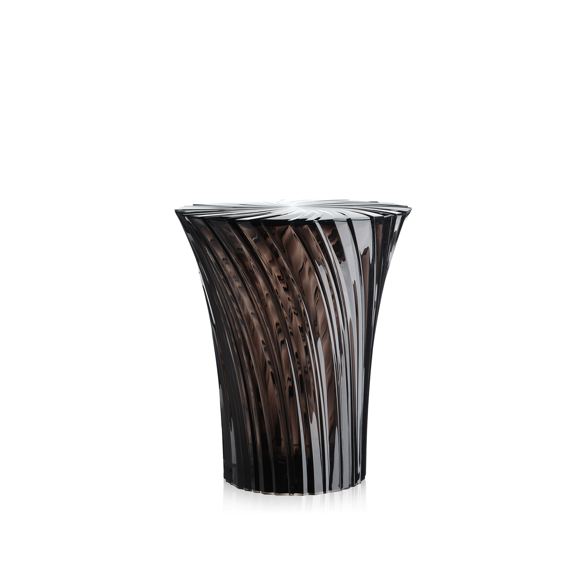Kartell - Sparkle Stool 8818, Fume - Sittpallar - Tokujin Yoshioka - Brun - Plast