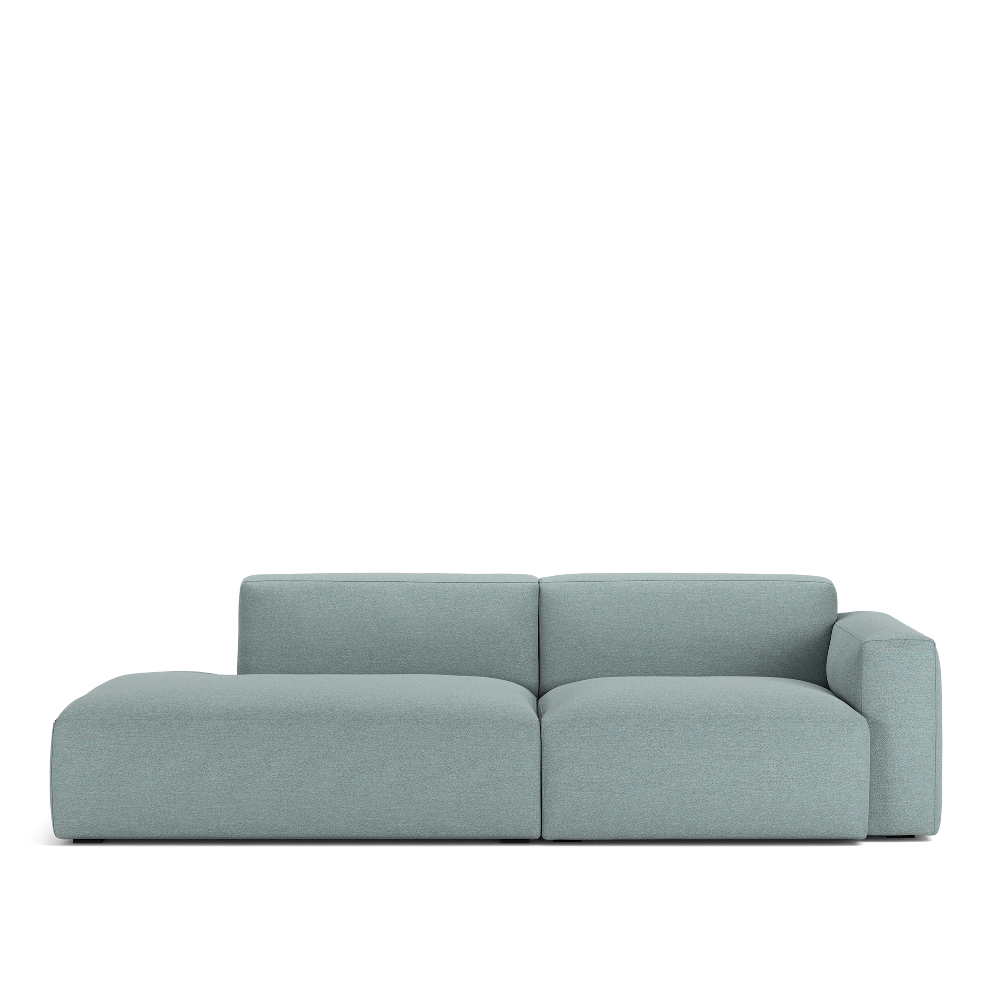 NOGA - Brick 2-Seater Open End Left Lario 12 Fixed Upholstery - Soffor