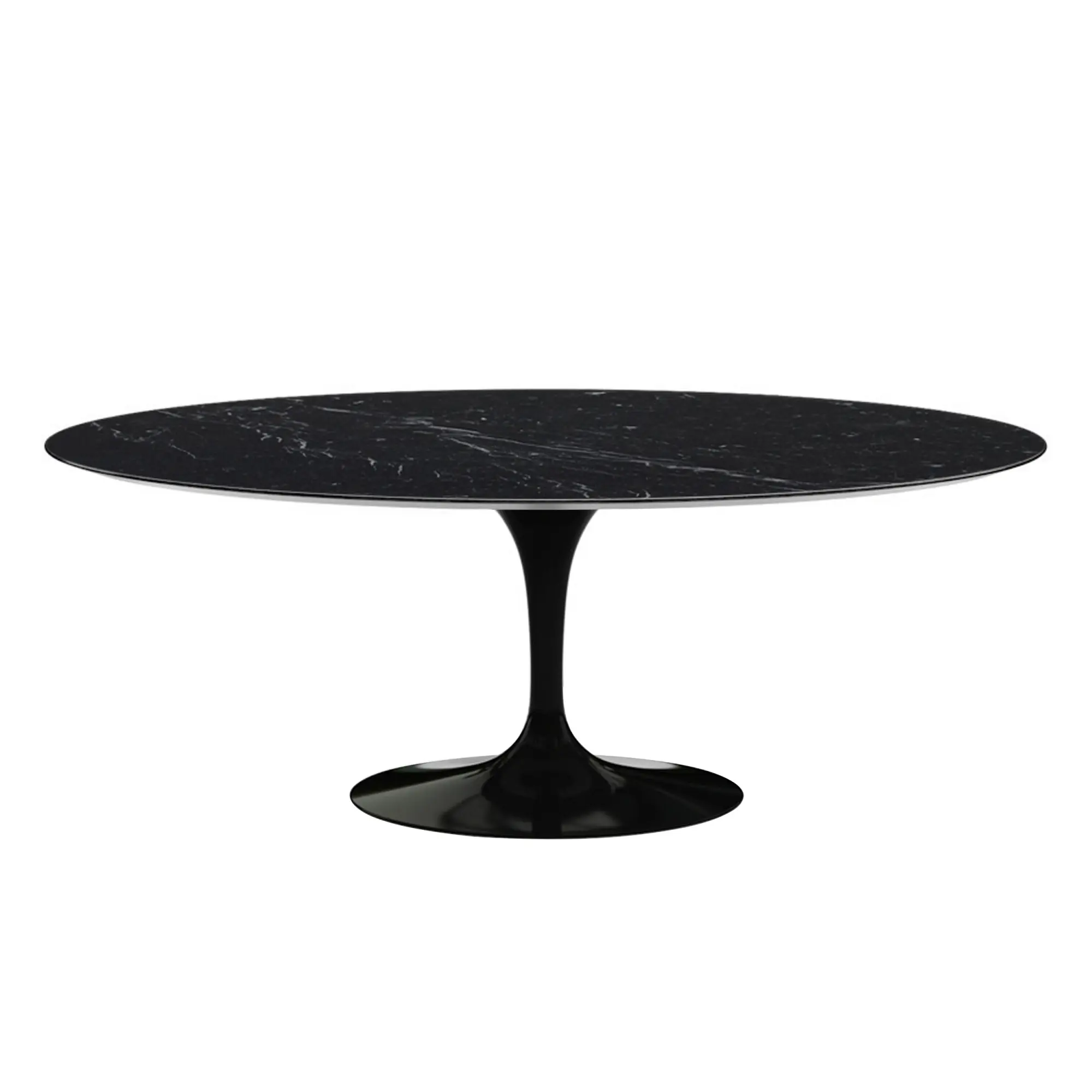 Saarinen Oval spisebord 198 cm Black