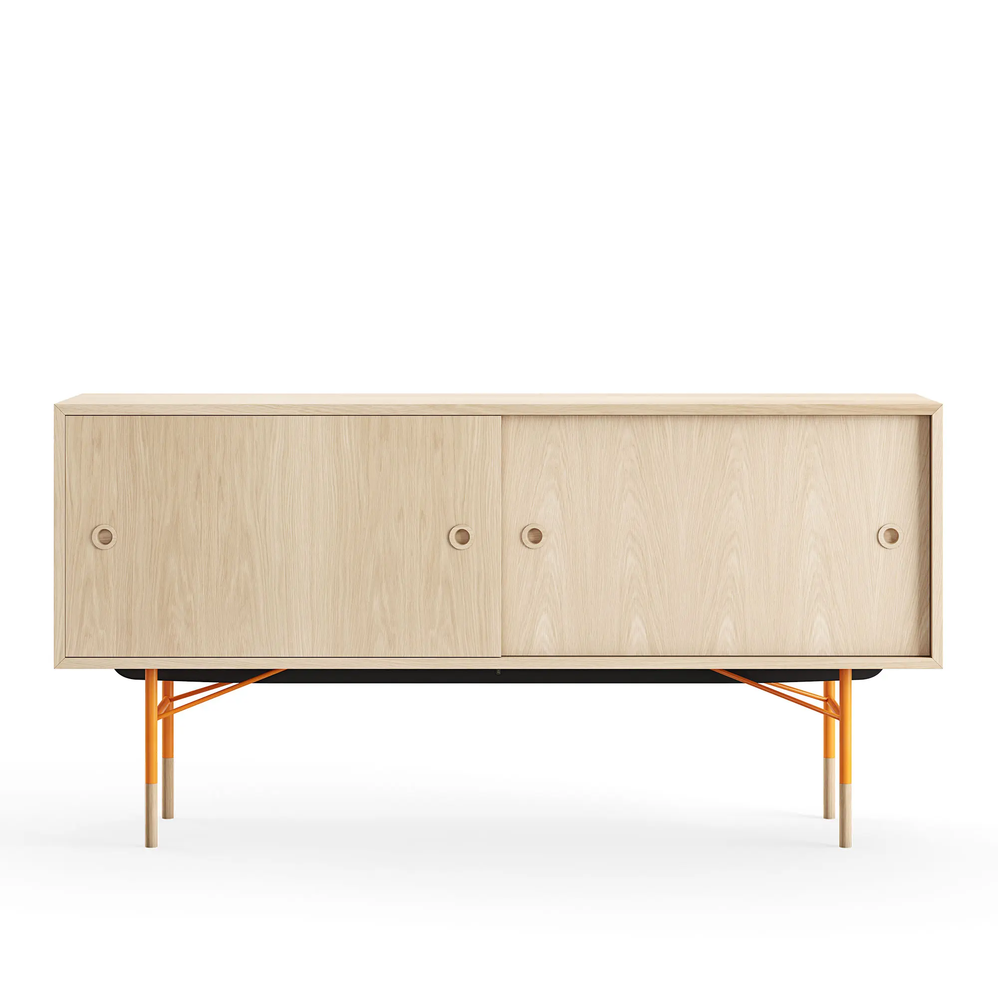 Sideboard utan lådor Oak Veneer