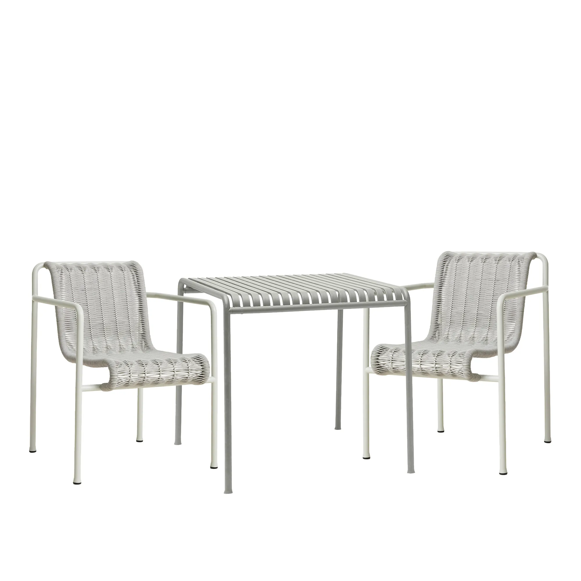 Palissade cord matgrupp med bord & 2 karmstolar