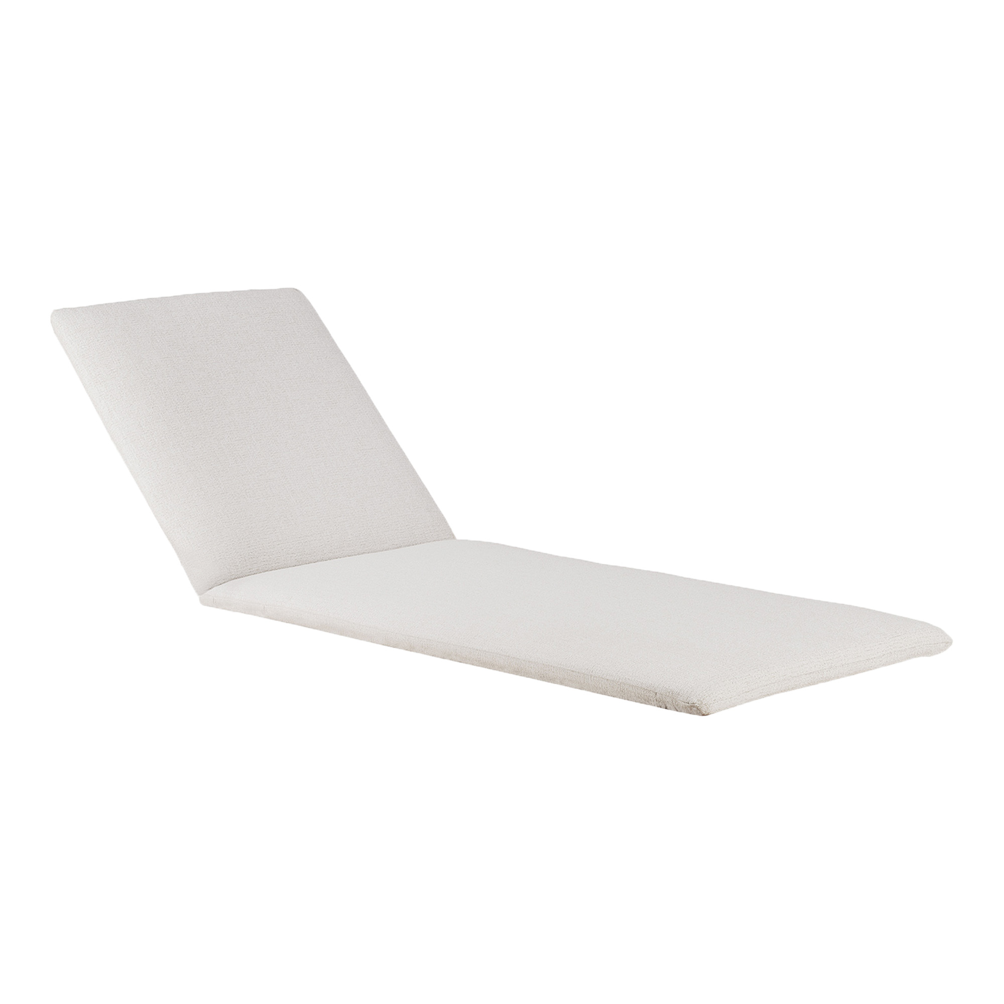 Ethnicraft - Jack Outdoor Adjustable Lounger Thin Cushion - Soft Off White - Dynor & kuddar - Vit
