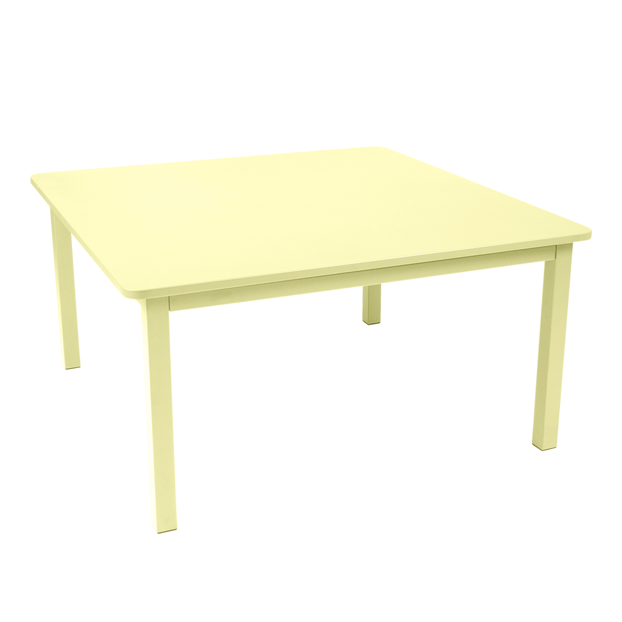Fermob - Craft Table 143 cm Frosted Lemon A6 - Matbord utomhus - Gul - Metall