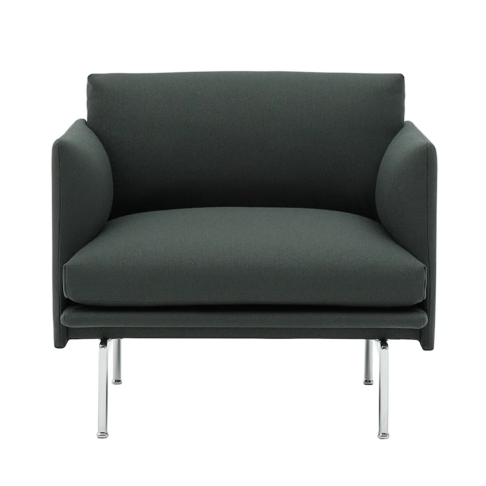 Outline Studio Chair / Polished Aluminium Base
