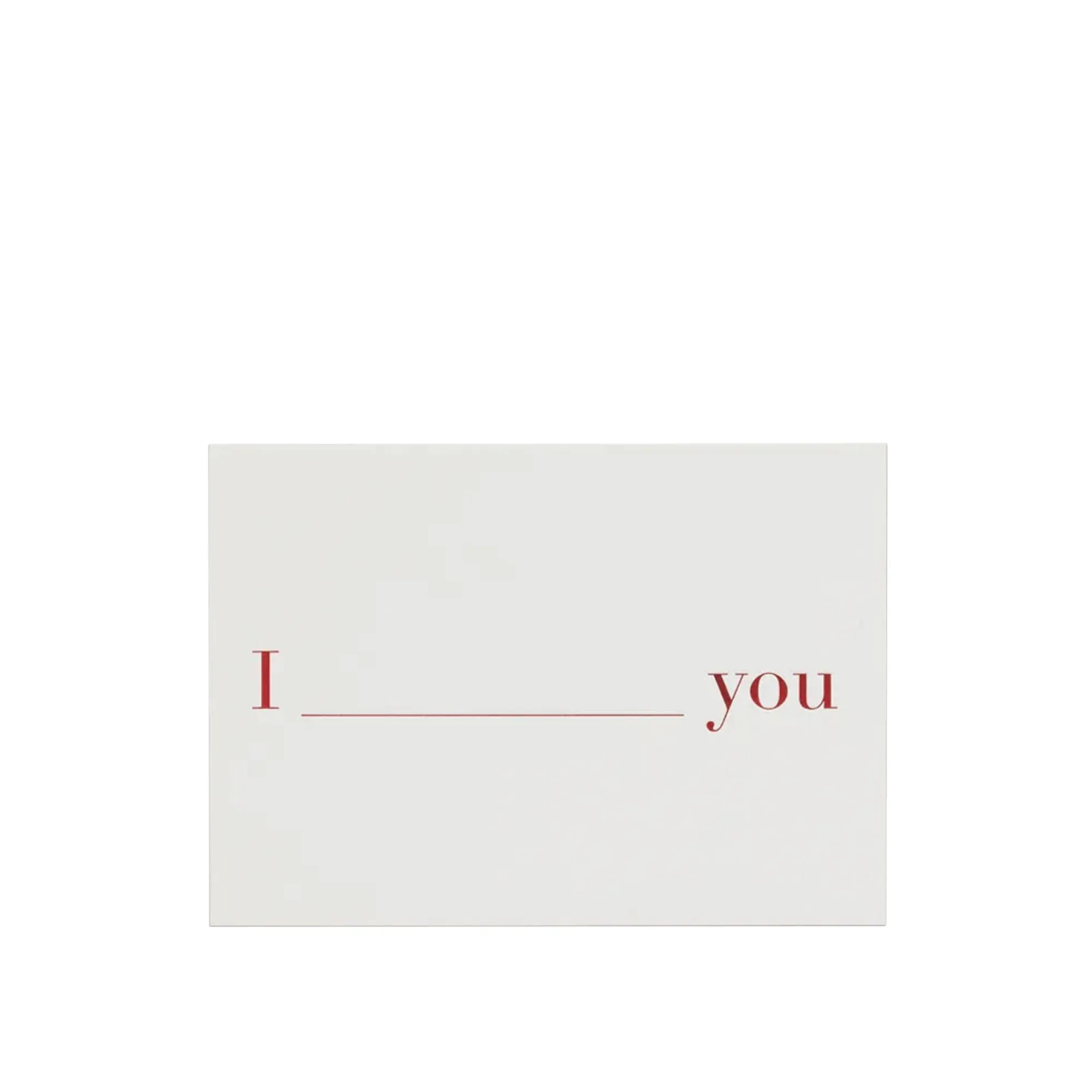 Missing word - I ____you