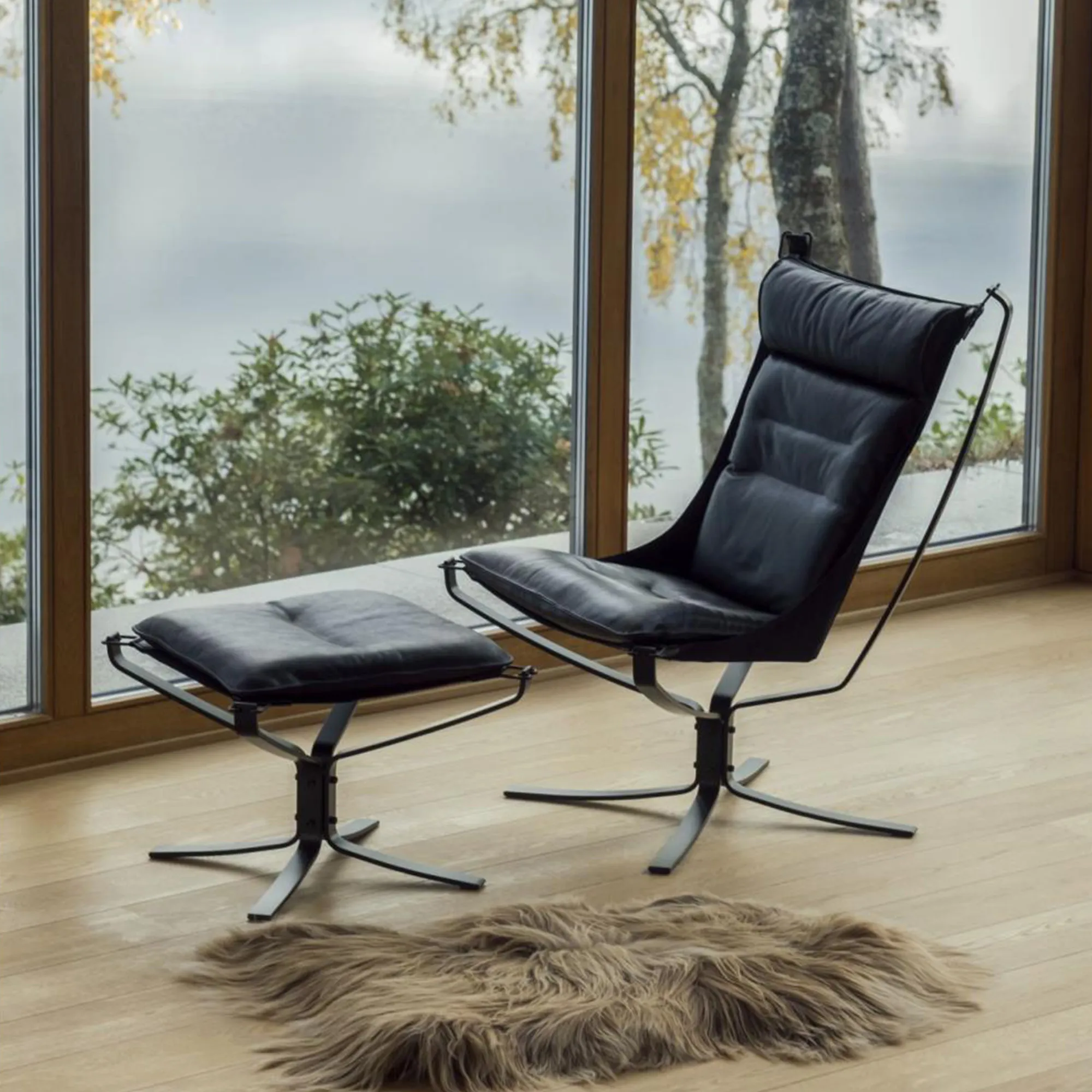 Falcon Footstool