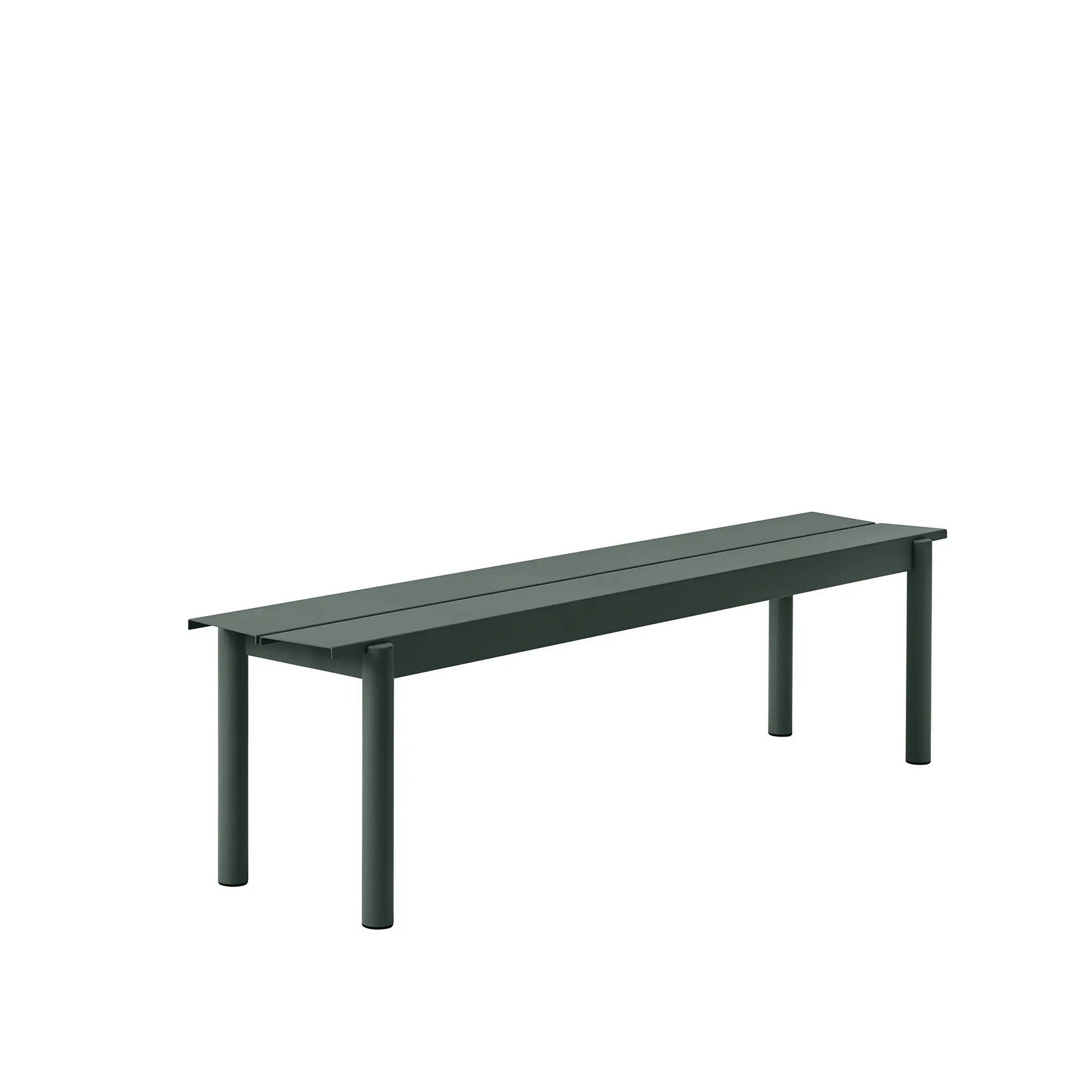 Linear steel bench 170cm