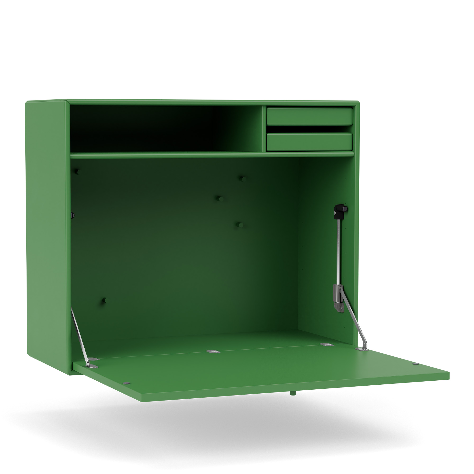 montana - studio secretary 152-parsley 04 suspension rails - skrivbord - peter j. lassen - grön - trä