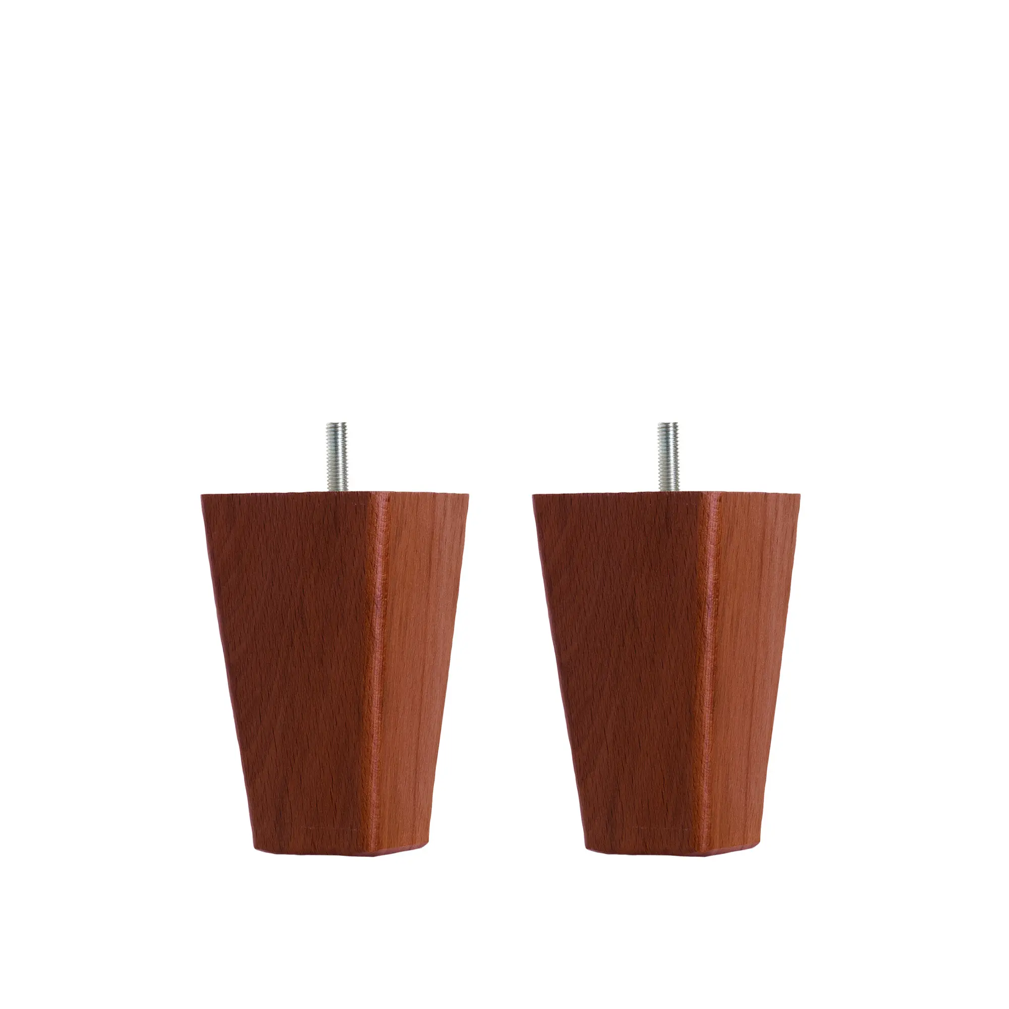 DUX Inspiration sängben koniska mahogny 2-pack