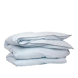 Powder Light Blue/Dark Blue Duvet Cover