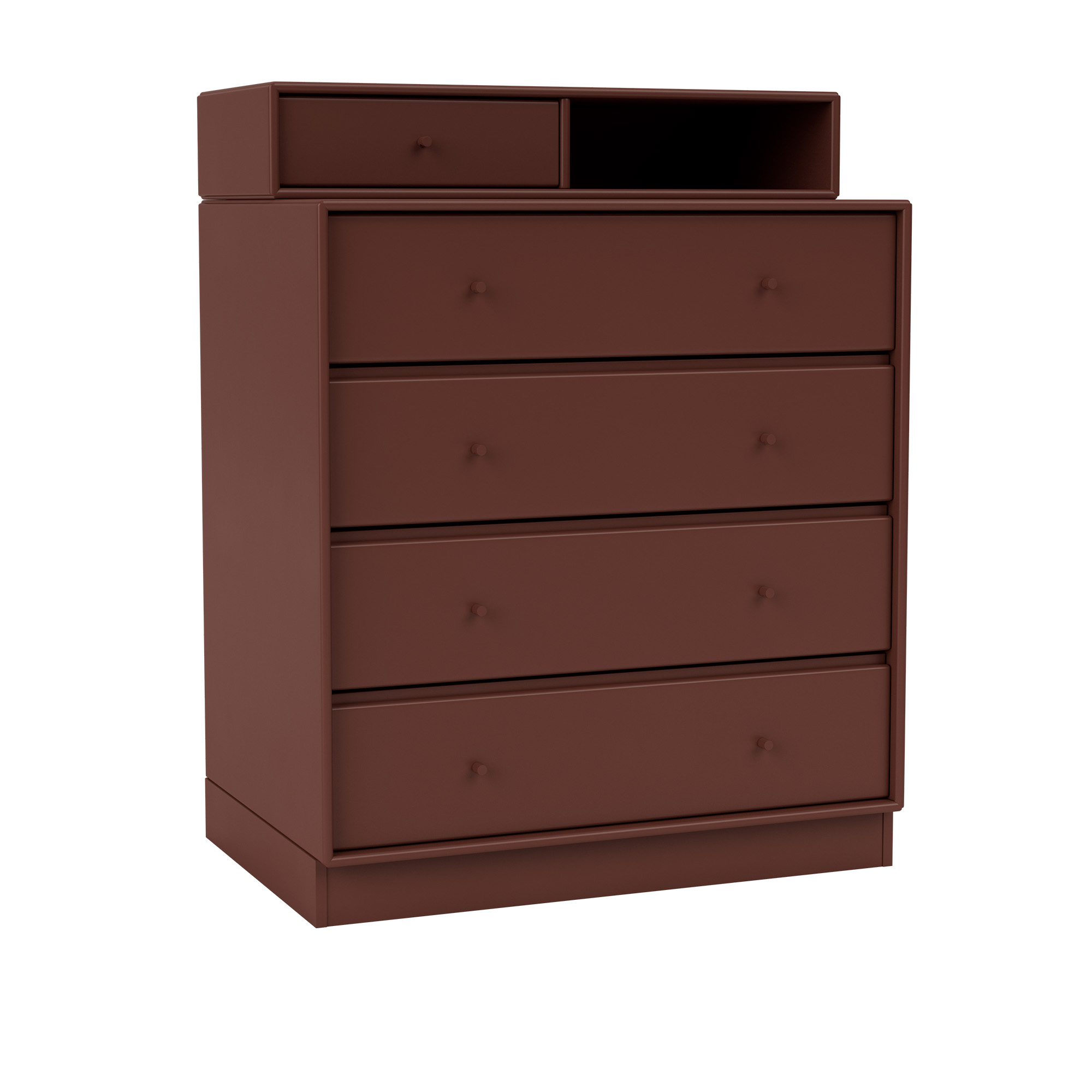 Montana - Keep Chest Of Drawers 155-Masala 07 Plinth 7 cm - Byråer - Peter J. Lassen - Brun - Trä | Möbler - Förvaring Och Hyllor - Byråer | Möbelexperten