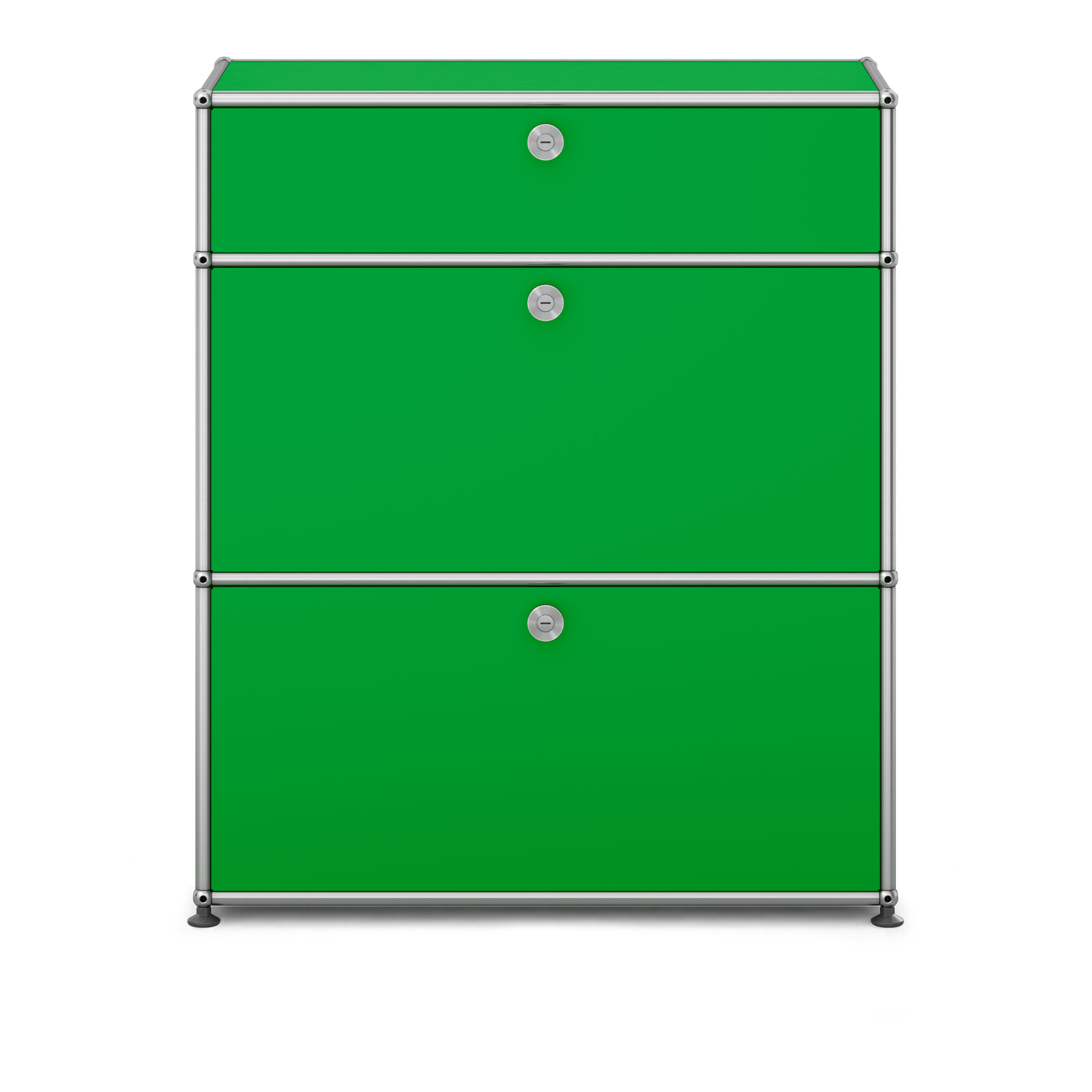 USM - USM Haller Shelf M25 USM Green - Byråer - Fritz Haller & Paul Schärer - Grön | Möbler - Förvaring Och Hyllor - Byråer | Möbelexperten