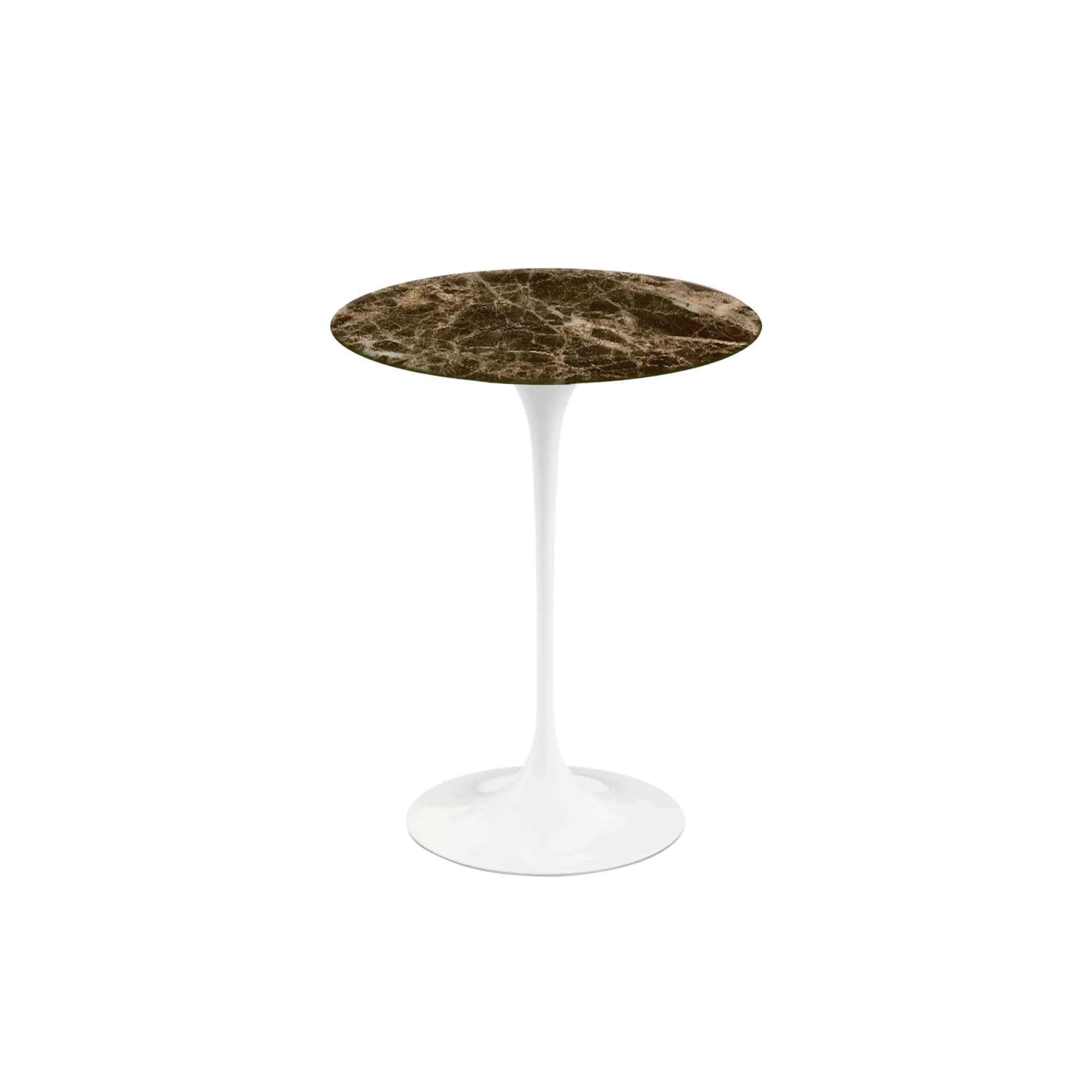 Saarinen Round sidobord Ø 41 cm White